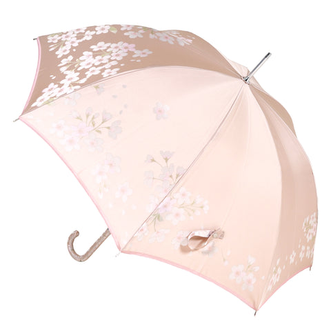 桜柄の婦人長傘