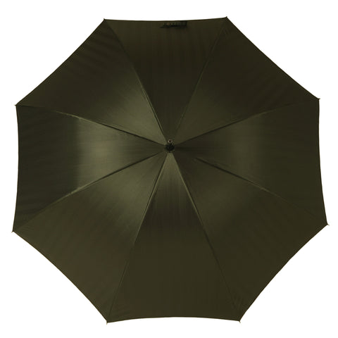 カーキ色の晴雨兼用紳士傘