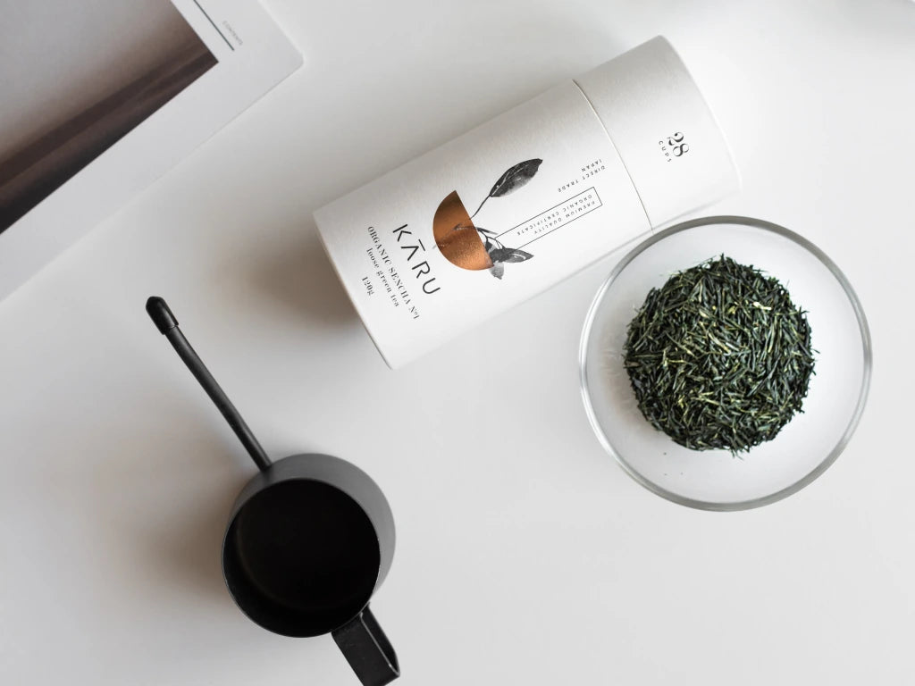 Green tea with sieve Brewing times
