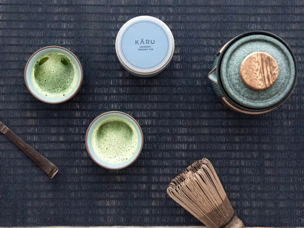 Accessori e varietà di matcha