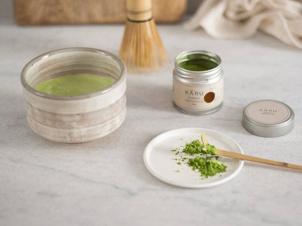 Proper matcha preparation