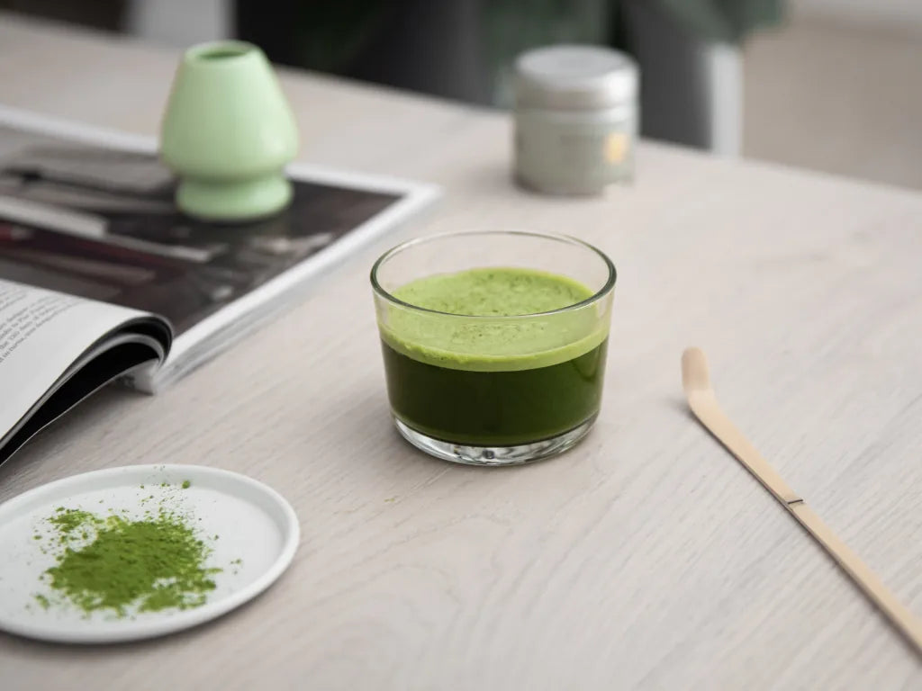 La preparación del té matcha es meditativa