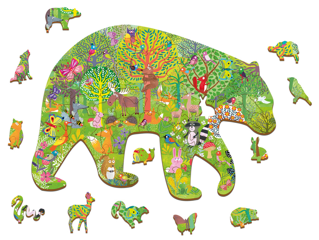 Woody Puzzle Dinosaures - Tutete