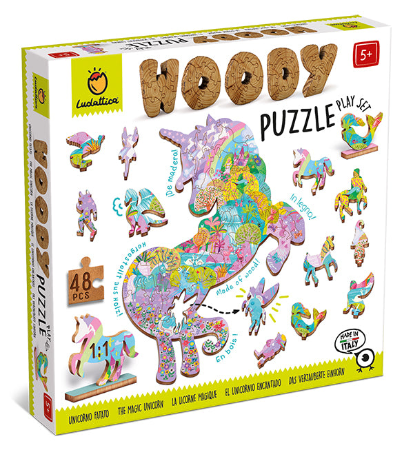 Woody Puzzle Dinosaures - Tutete