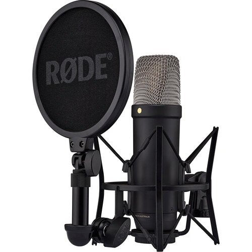 RØDE Microphones Complete Studio Kit with AI-1 Audio Interface, NT1  Microphone, SMR Shockmount, and Cables