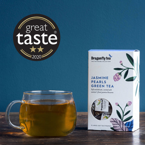 Dragonfly Tea Jasmine Pearls Biodegradable Teabags Great Taste
