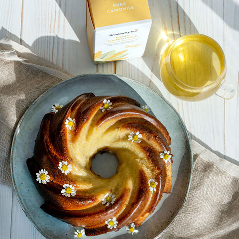 Lemon Camomile Honey Bundt Cake