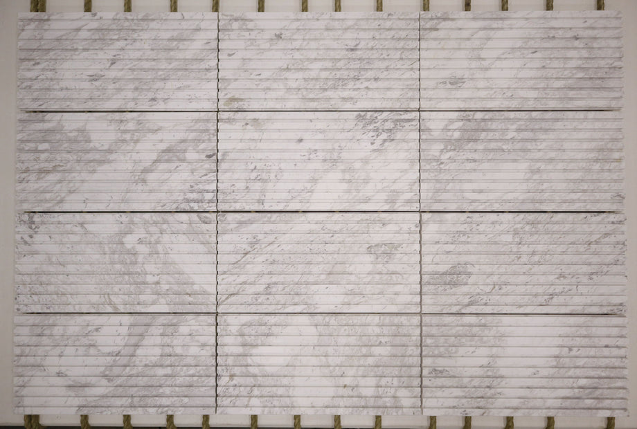  Groove Arabescato D'oro Marble Dimensional Tile 