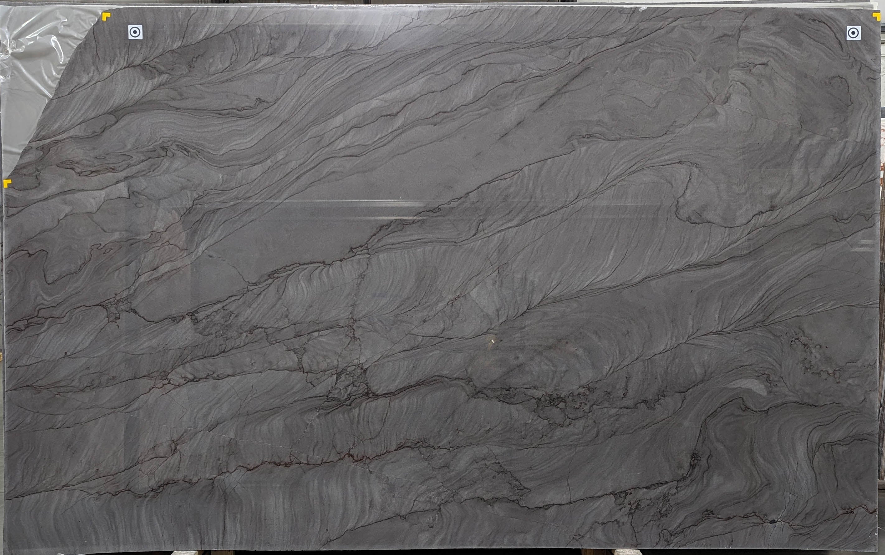  Adamantium Quartzite Slab 3/4  Polished Stone - 963#15 -  54X126 