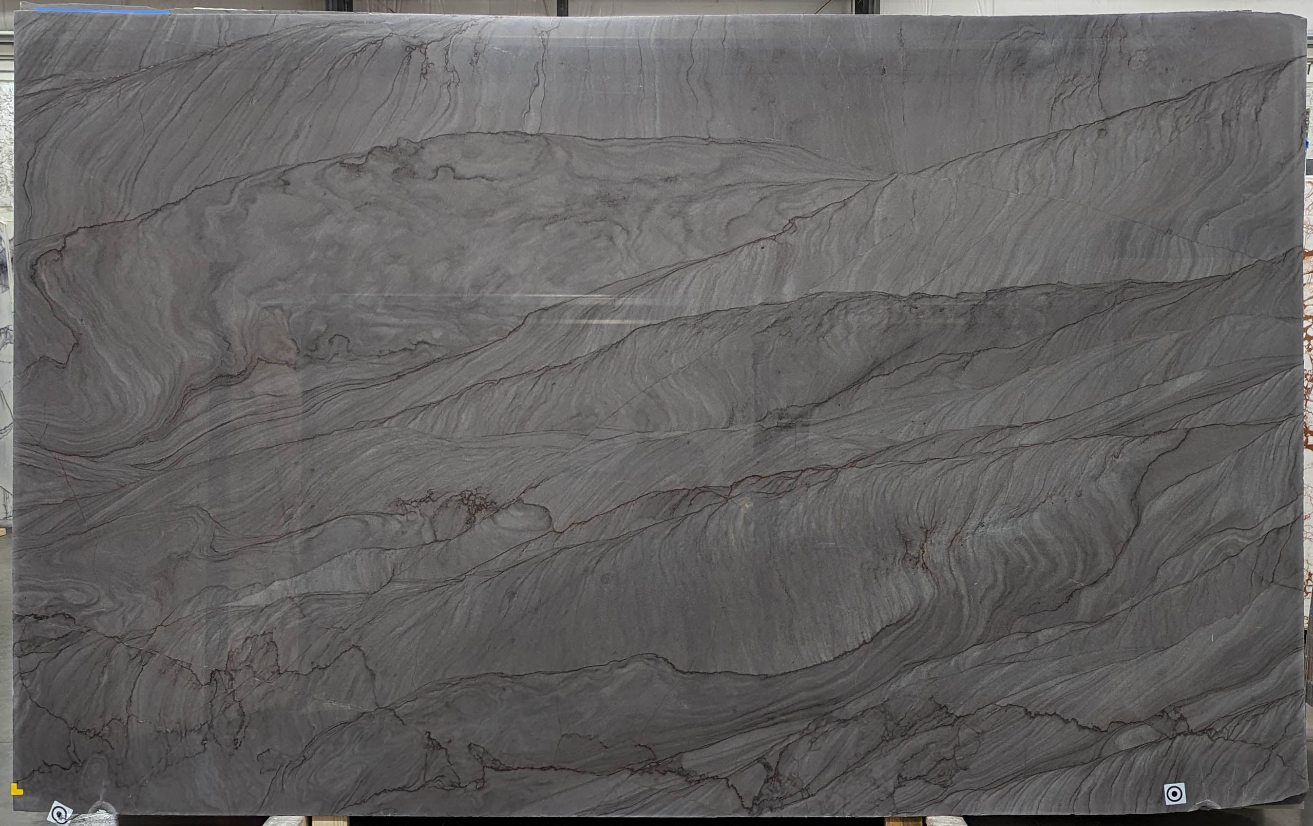  Adamantium Quartzite Slab 3/4  Polished Stone - 963#21 -  75X126 