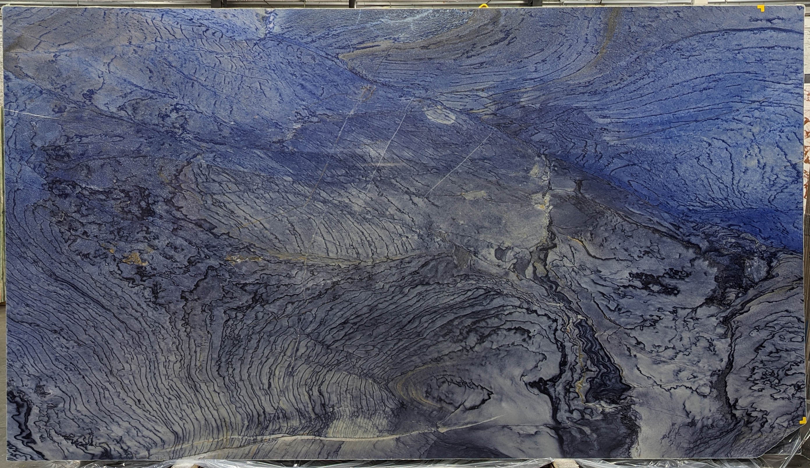  Azul Macaubas A1 Select Quartzite Slab 3/4  Polished Stone - 4127#09 -  70X133 