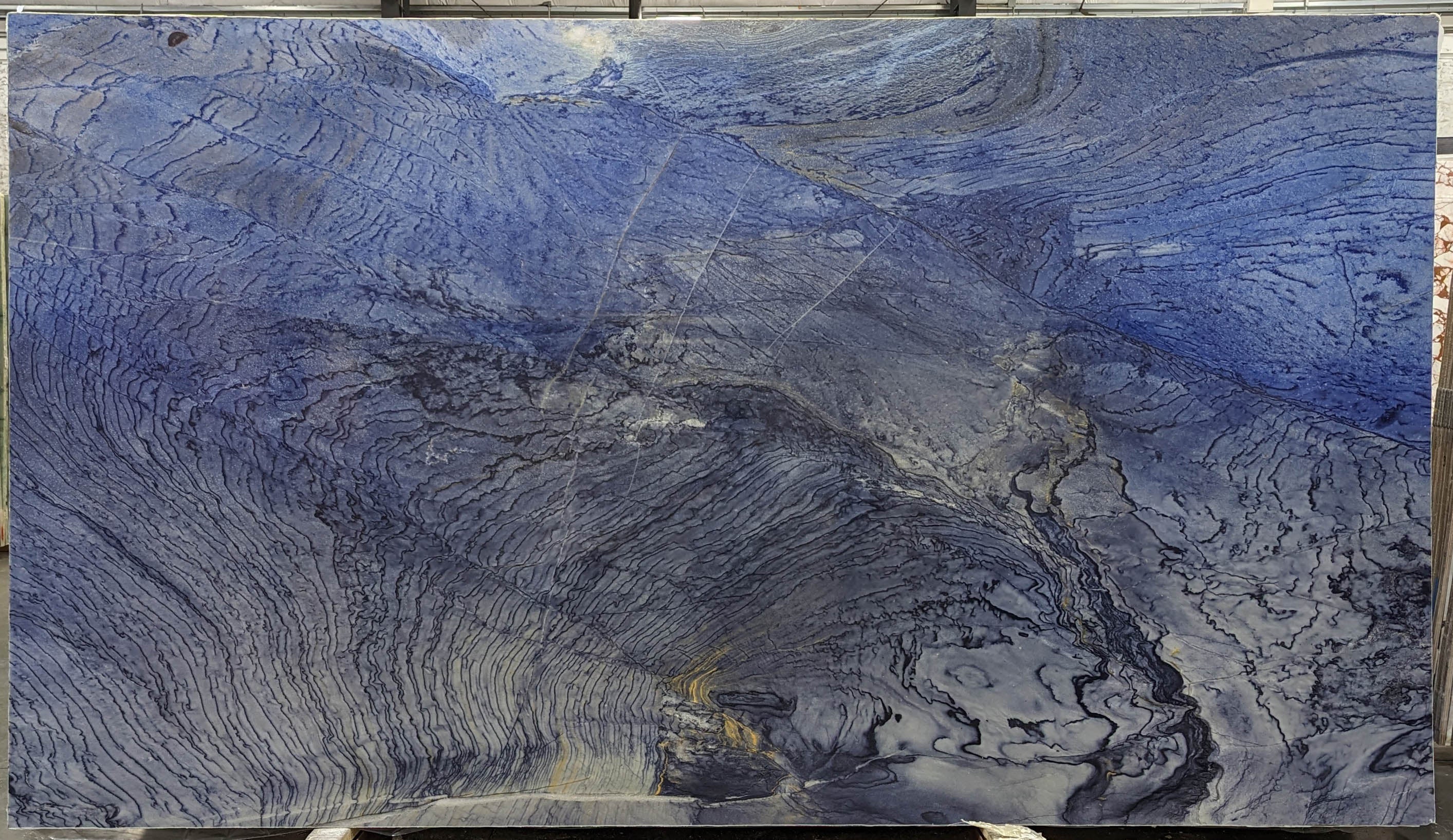  Azul%20Macaubas%20A1%20Select%20Quartzite%20Slab%203/4%22%20%20Polished%20Stone - 4127#11 -  76X133 