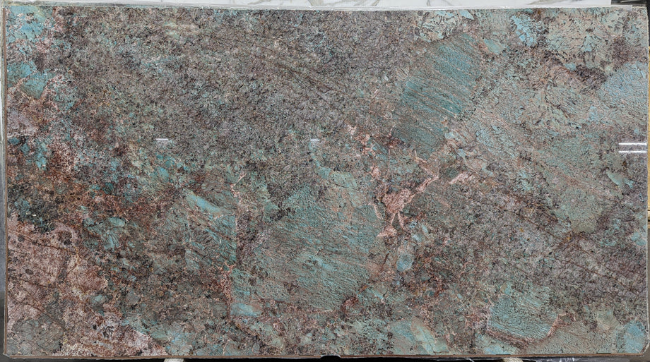  Amazonite Quartzite Slab 3/4  Polished Stone - 20921#27 -  64X119 