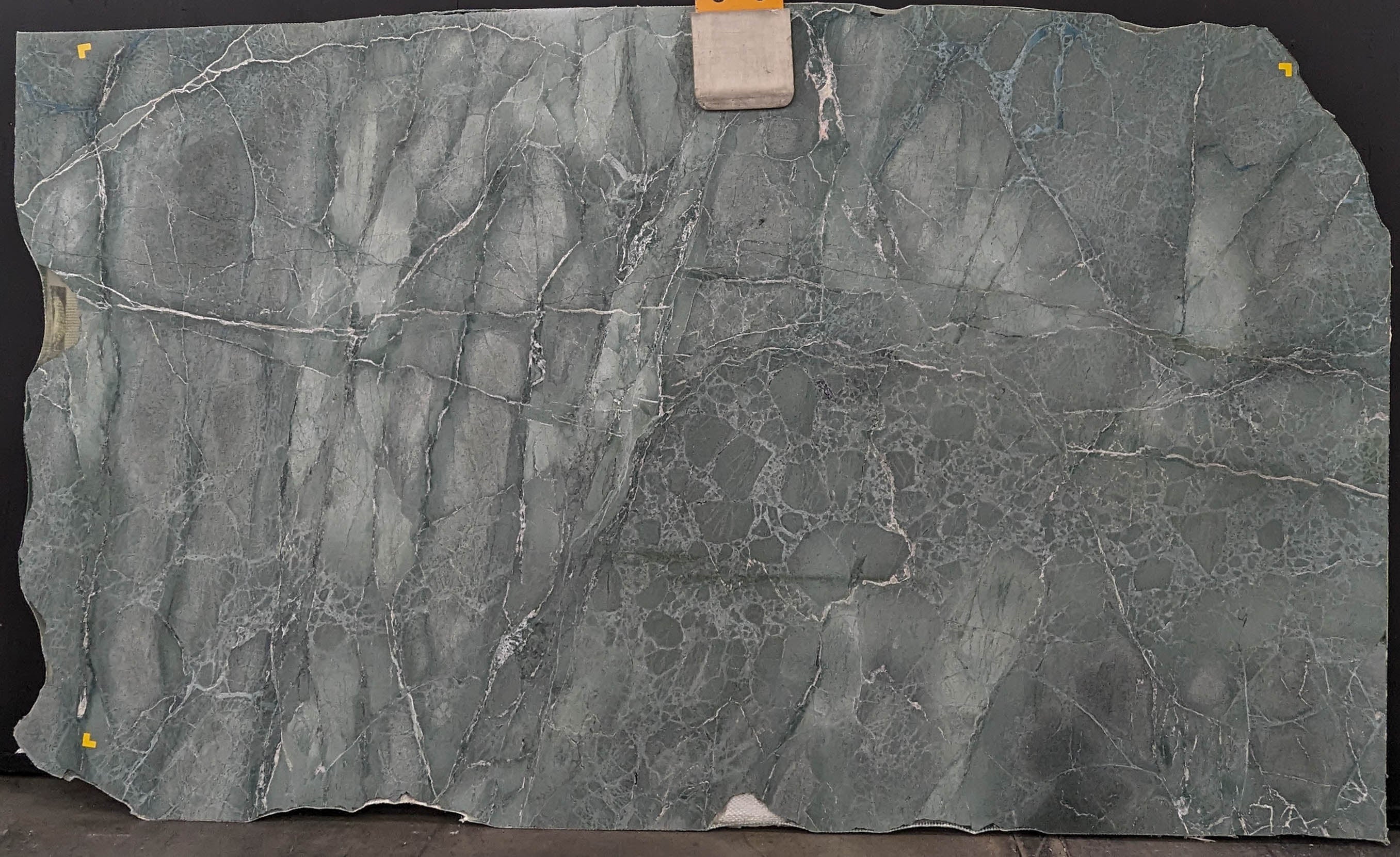  Aquamarina%20Serpentine%20Slab%203/4%22%20%20Polished%20Stone - 1485#02 -  61x103 