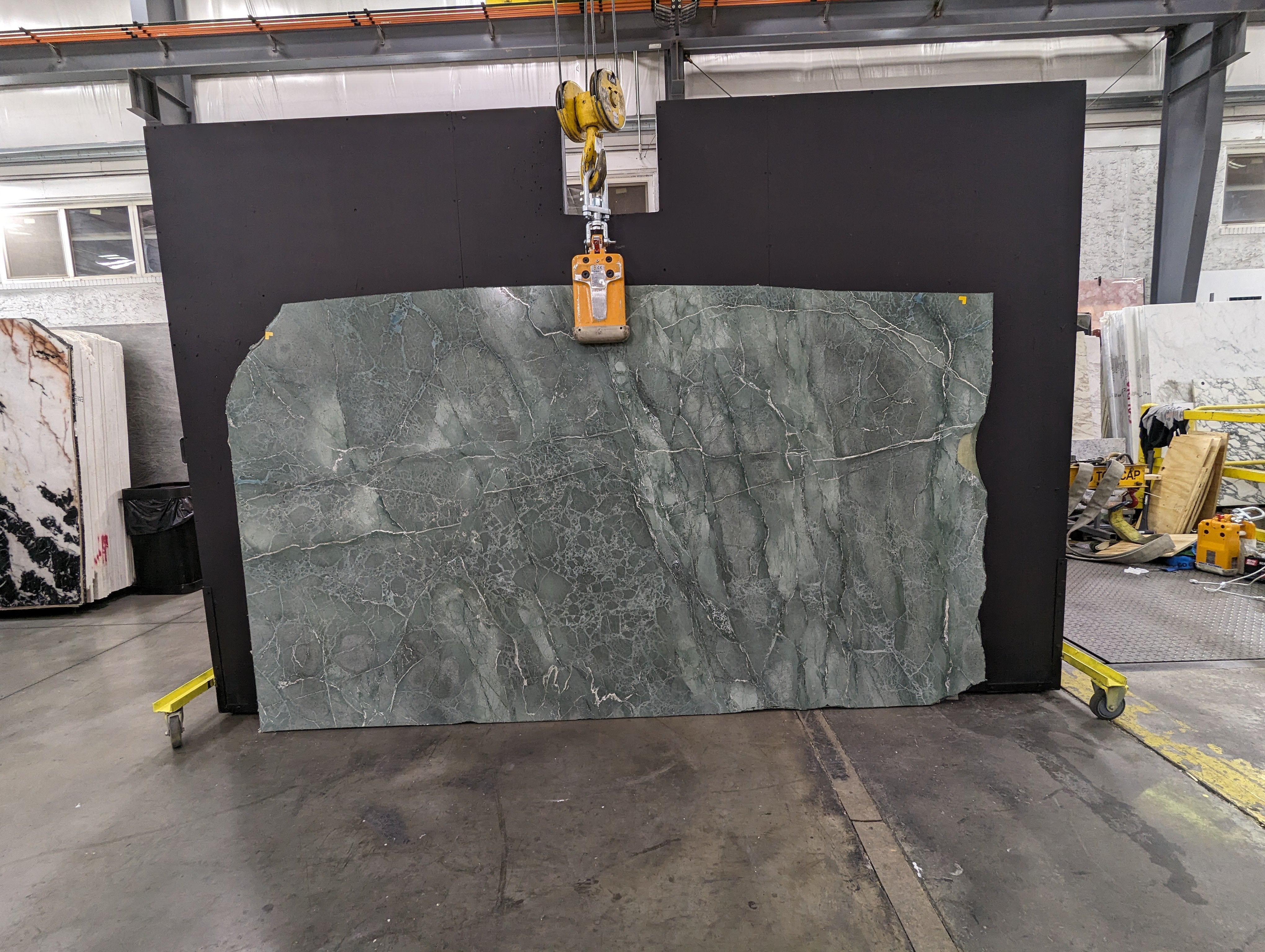  Aquamarina Serpentine Slab 3/4  Polished Stone - 1485#05 -  64x107 