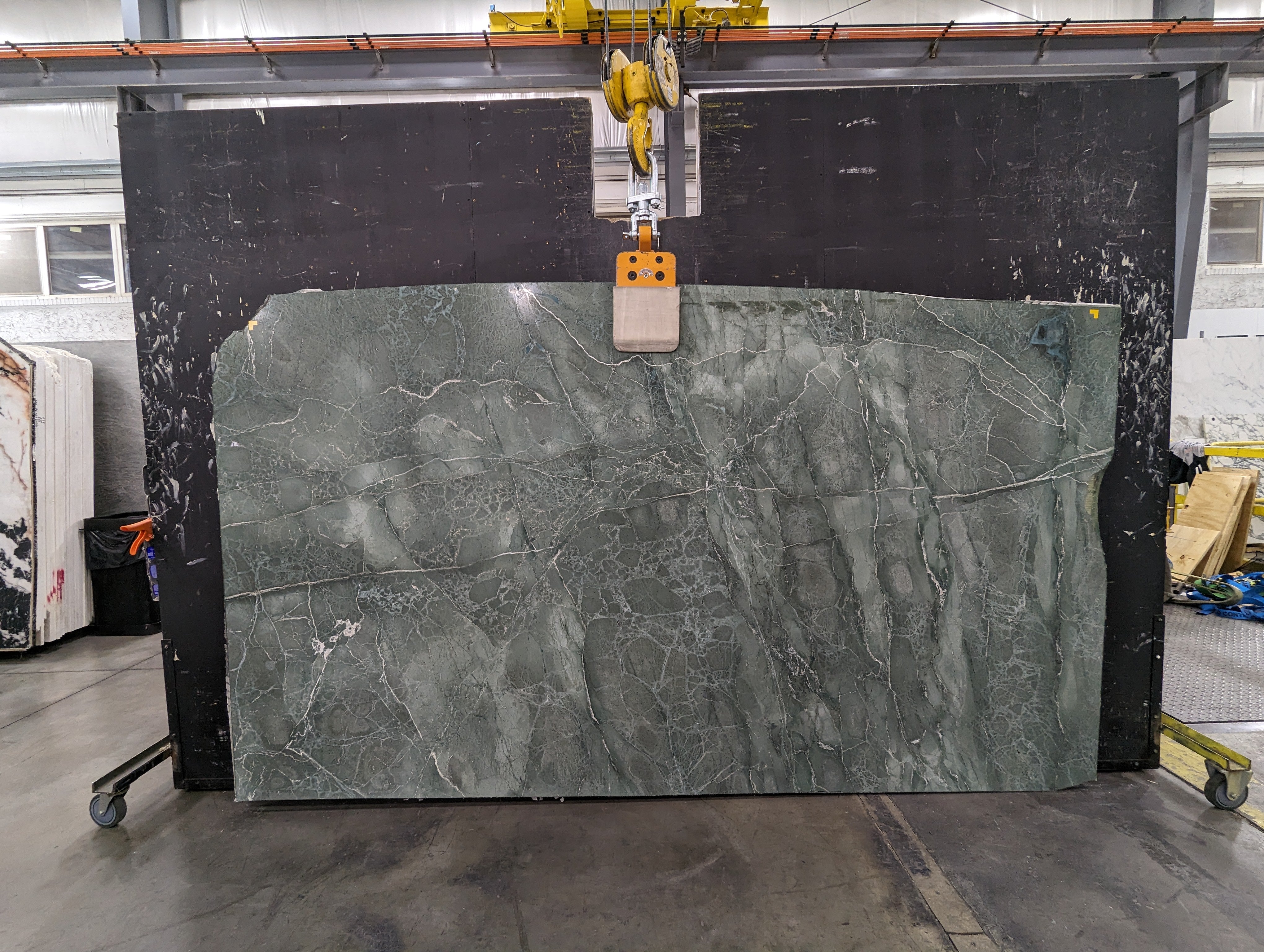  Aquamarina%20Serpentine%20Slab%203/4%22%20%20Polished%20Stone - 1485#11 -  60x114 