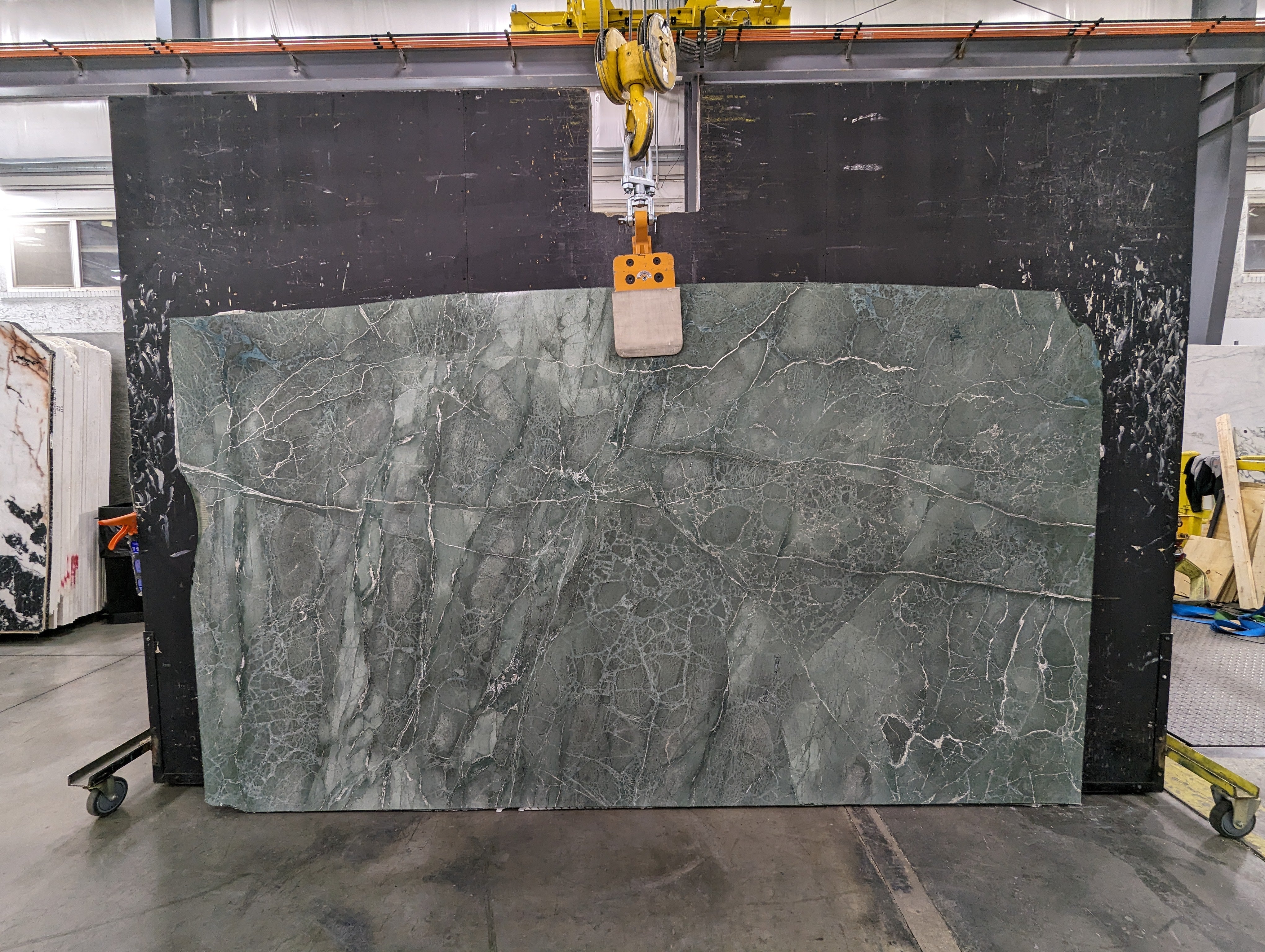  Aquamarina Serpentine Slab 3/4  Polished Stone - 1485#12 -  64x107 