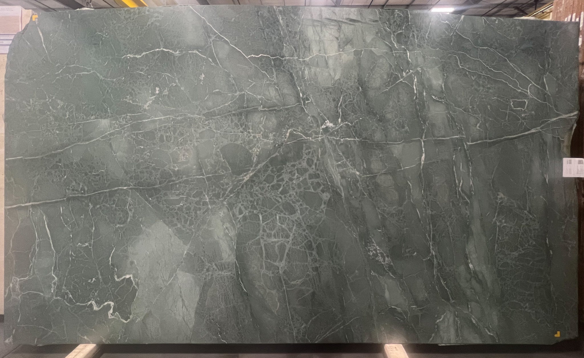  Aquamarina Serpentine Slab 3/4  Polished Stone - 1485#13 -  59x114 