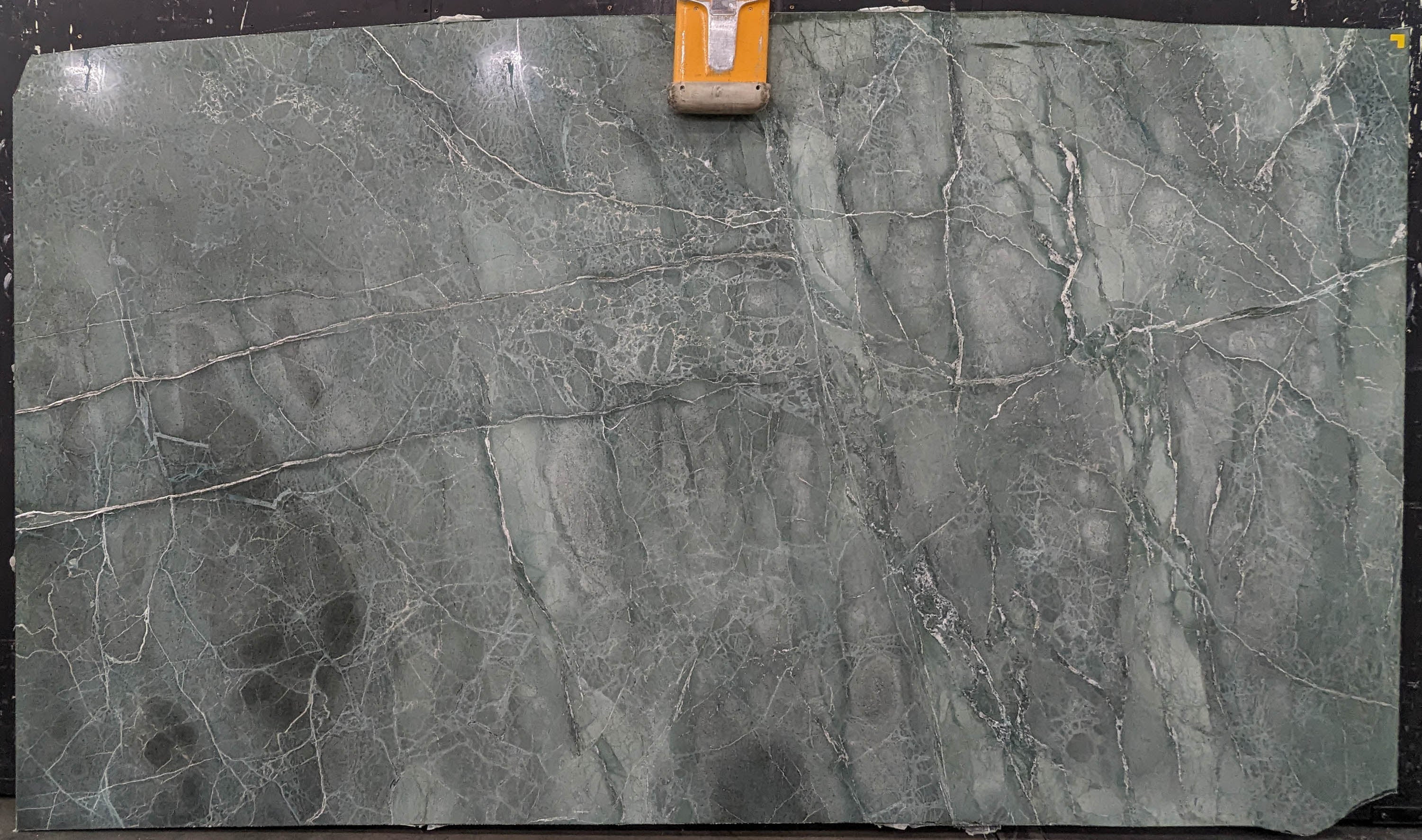  Aquamarina%20Serpentine%20Slab%203/4%22%20%20Polished%20Stone - 1485#25 -  63X115 