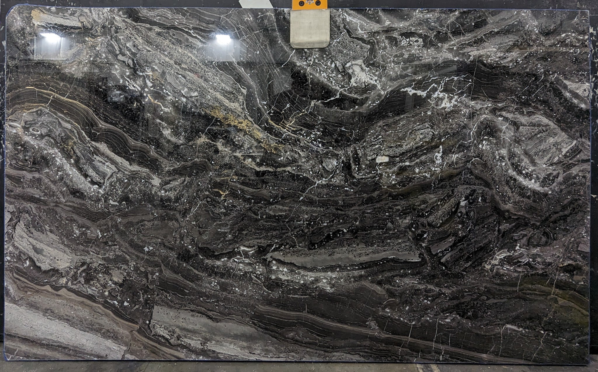  Arabescato Orobico Dark Marble Slab 3/4 - HYEQ#39 -  73x124 