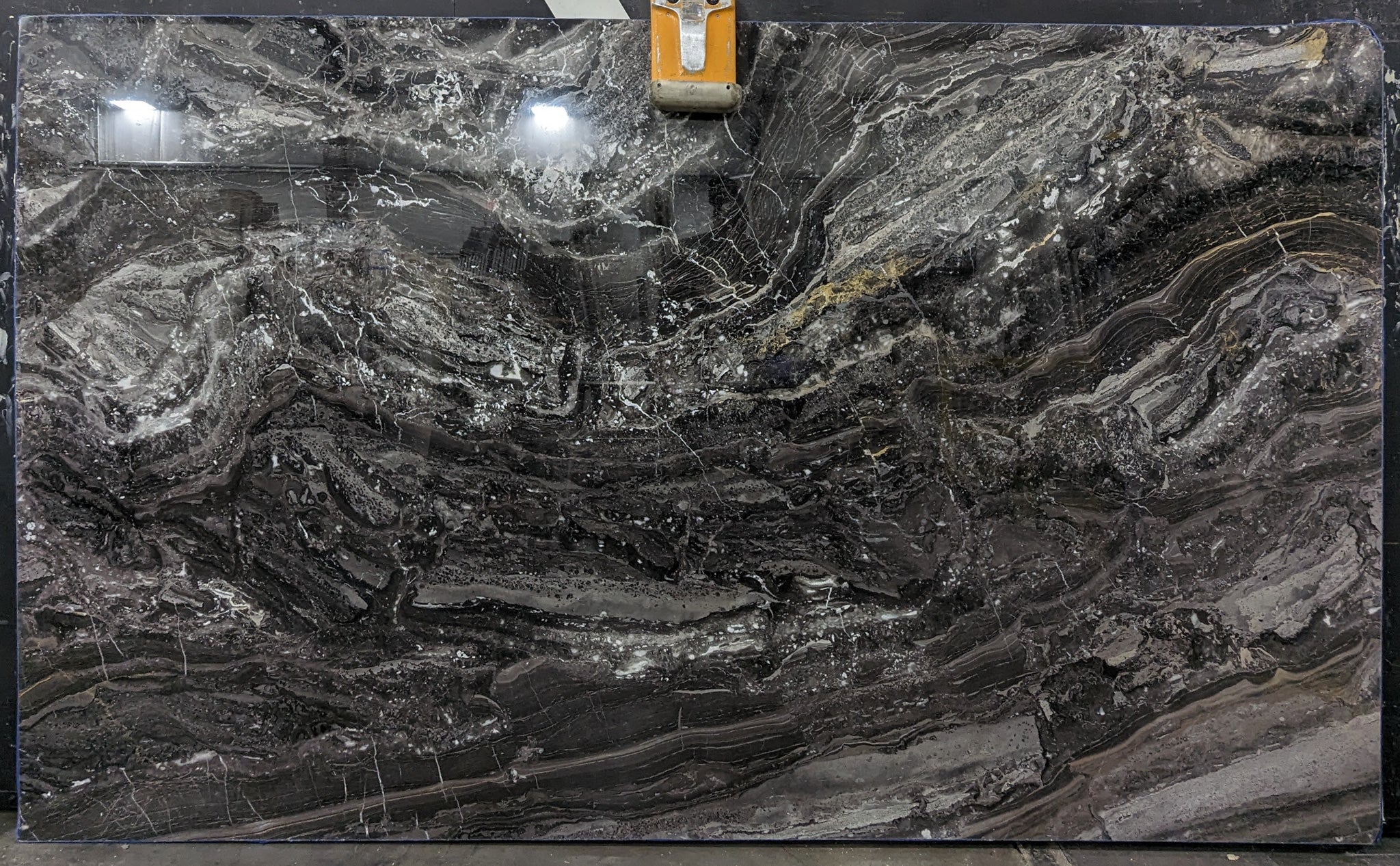  Arabescato Orobico Dark Marble Slab 3/4 - HYEQ#40 -  73x124 