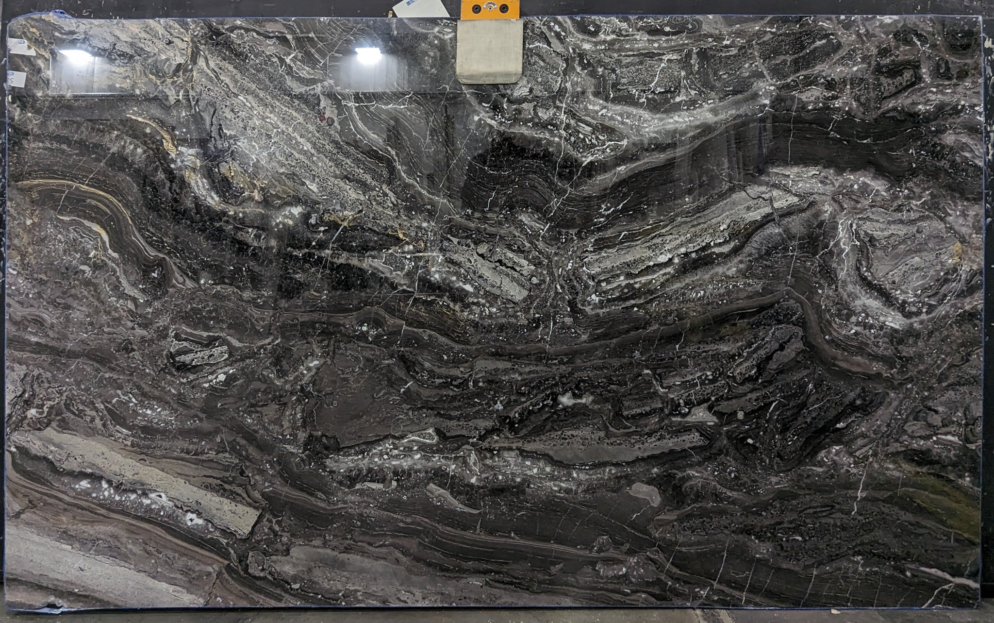  Arabescato Orobico Dark Marble Slab 3/4 - HYEQ#45 -  73x124 