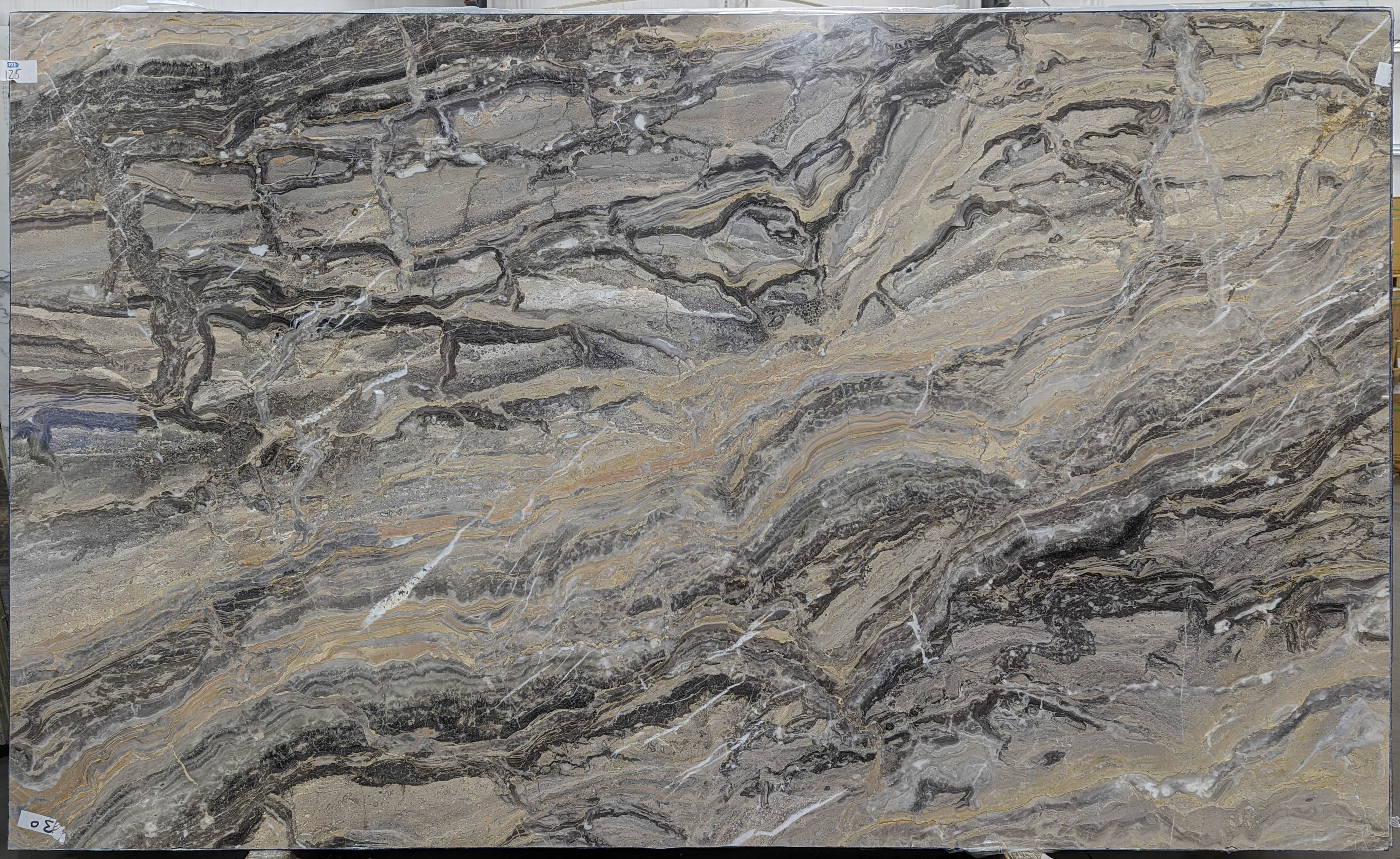  Arabescato Orobico Marble Slab 3/4 - 1YA8#30 -  69x115 