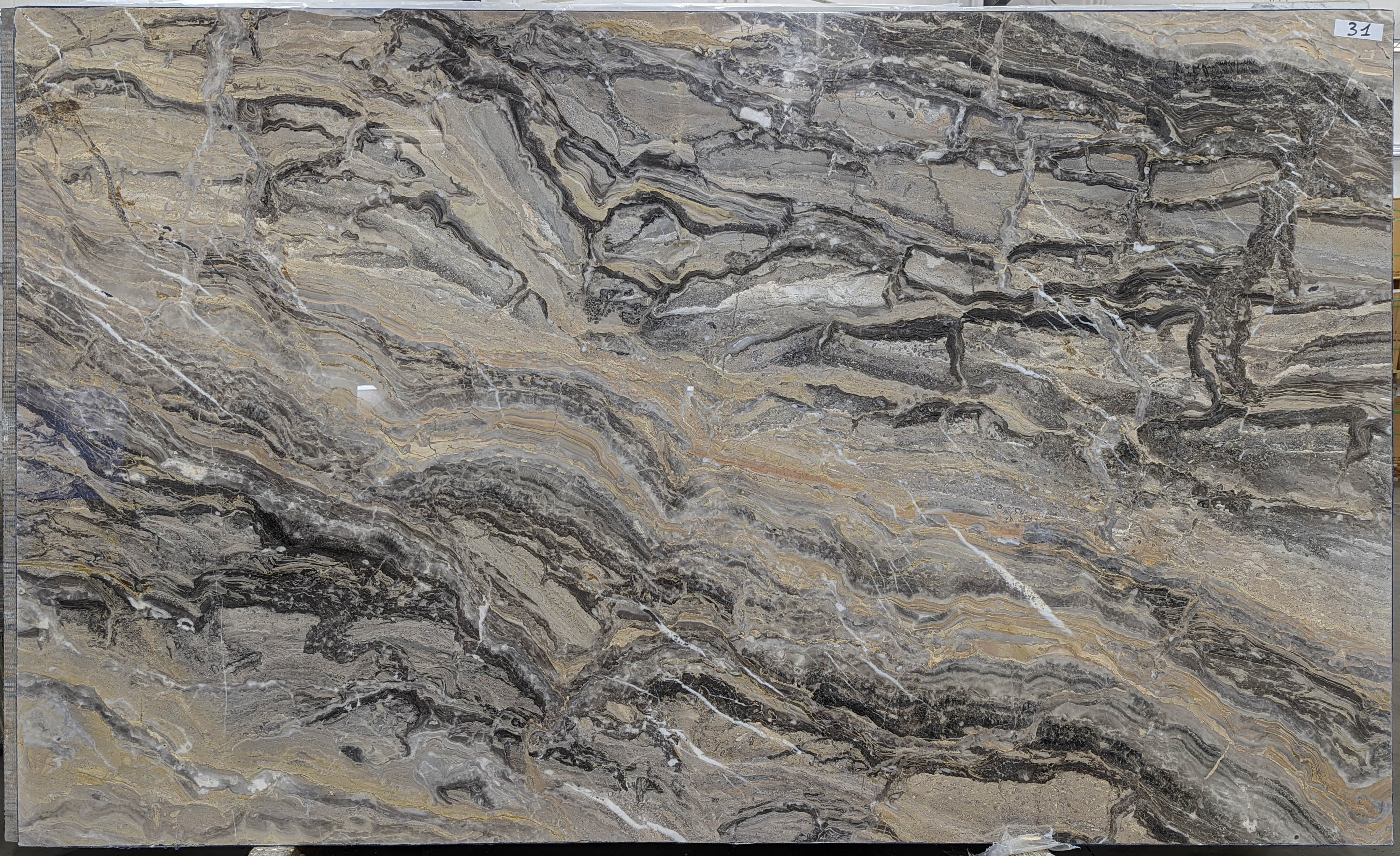  Arabescato Orobico Marble Slab 3/4 - 1YA8#31 -  69x115 