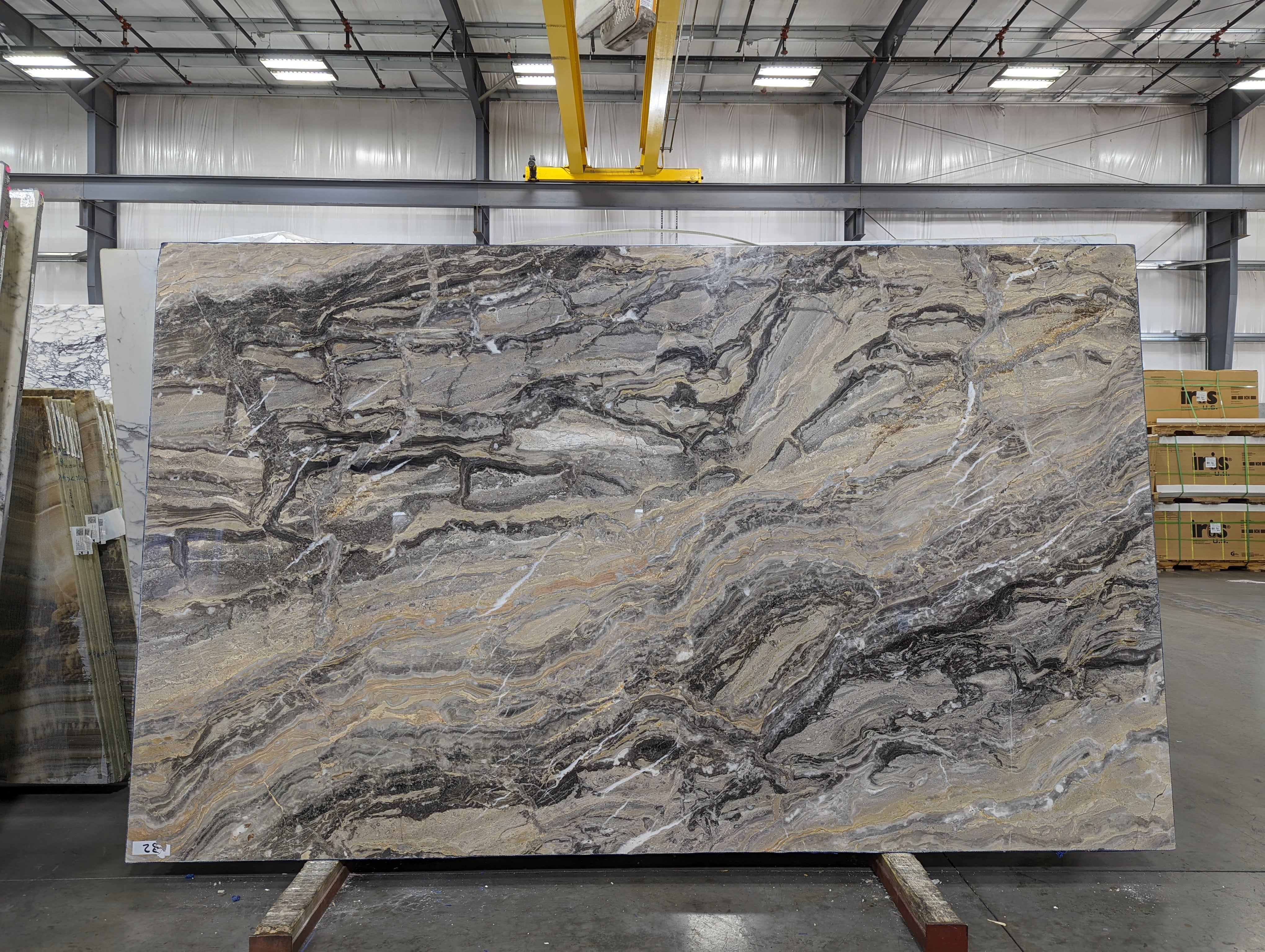  Arabescato Orobico Marble Slab 3/4 - 1YA8#32 -  69x115 