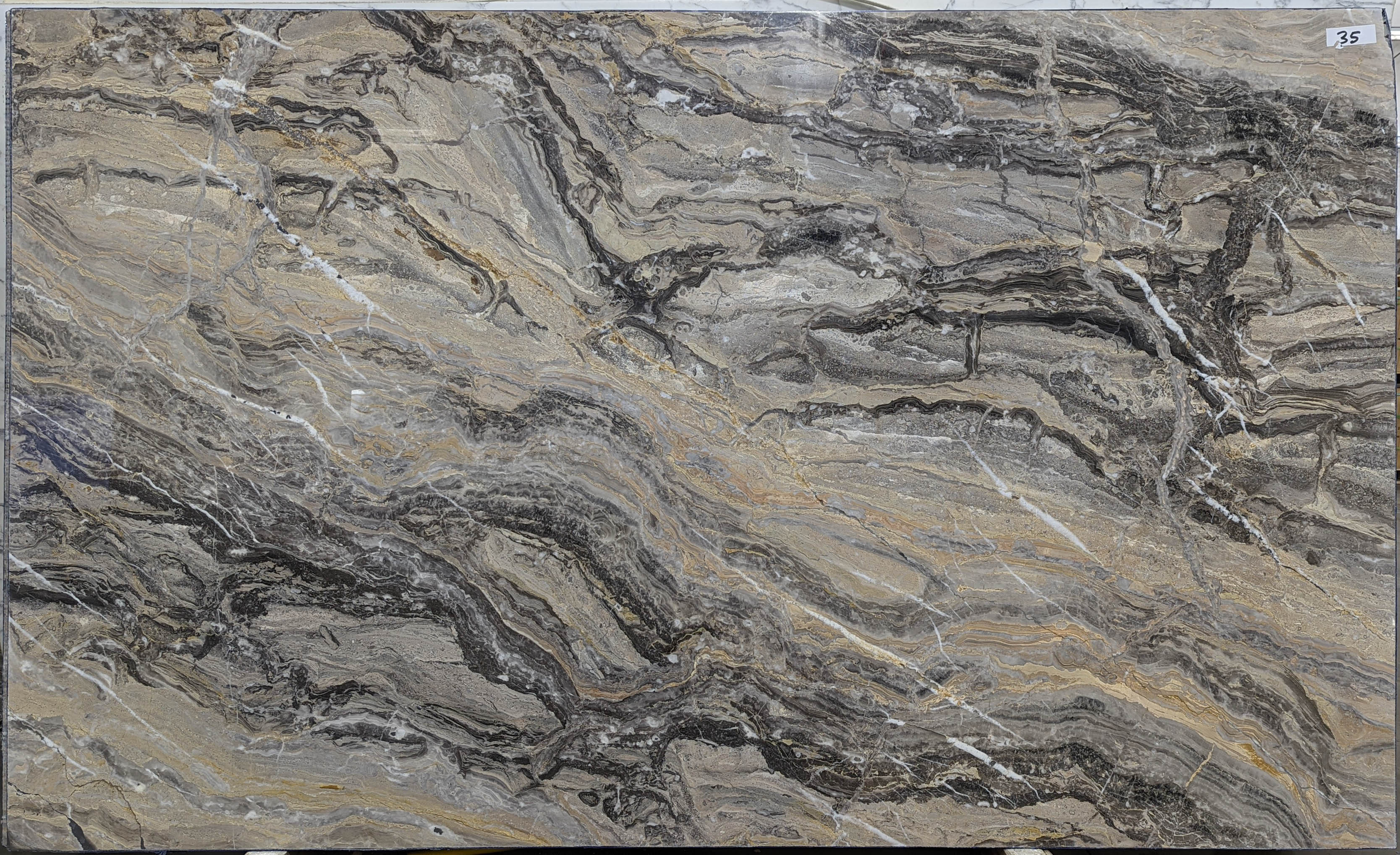  Arabescato Orobico Marble Slab 3/4 - 1YA8#35 -  69x115 