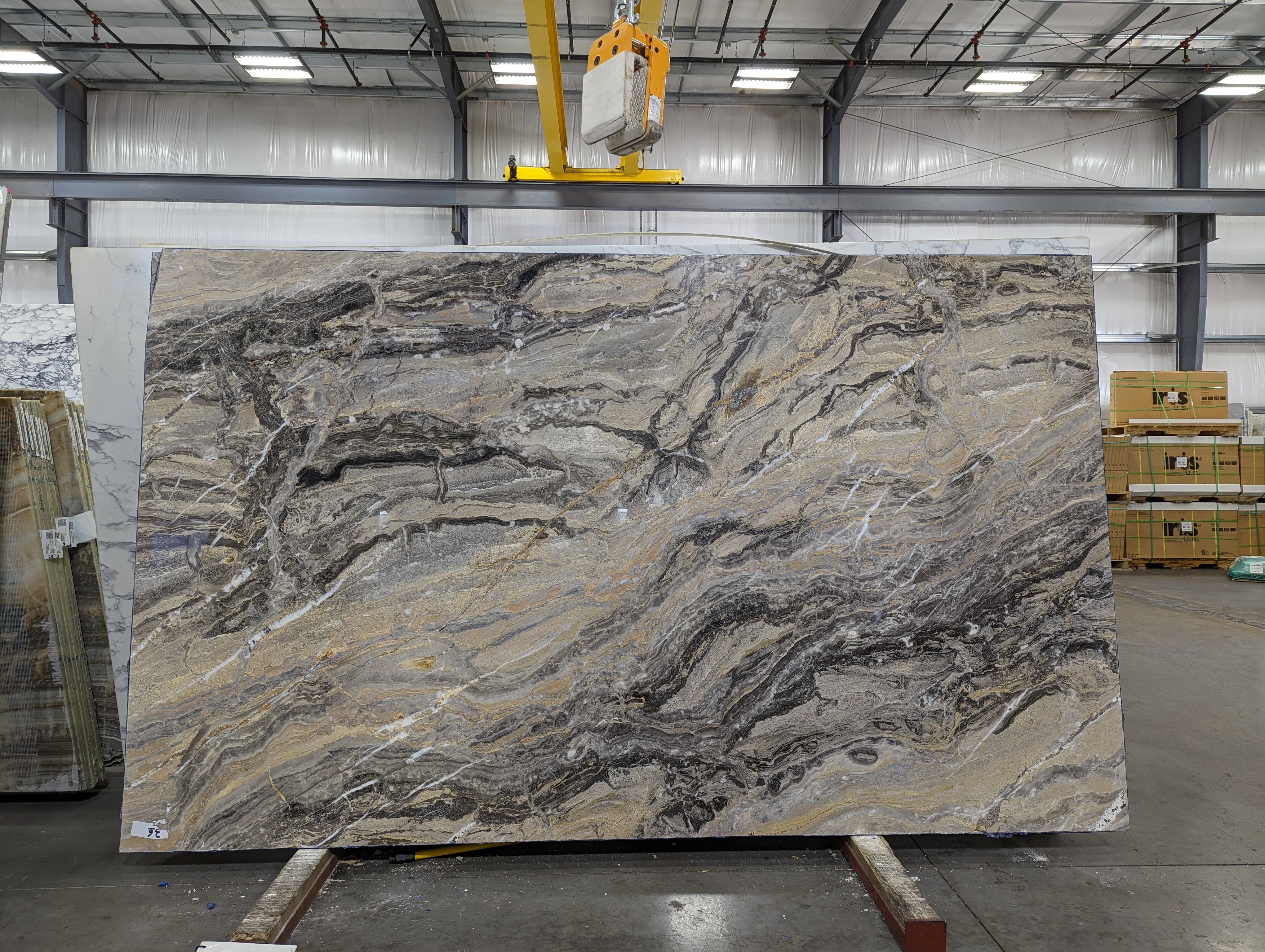  Arabescato Orobico Marble Slab 3/4 - 1YA8#36 -  69x115 