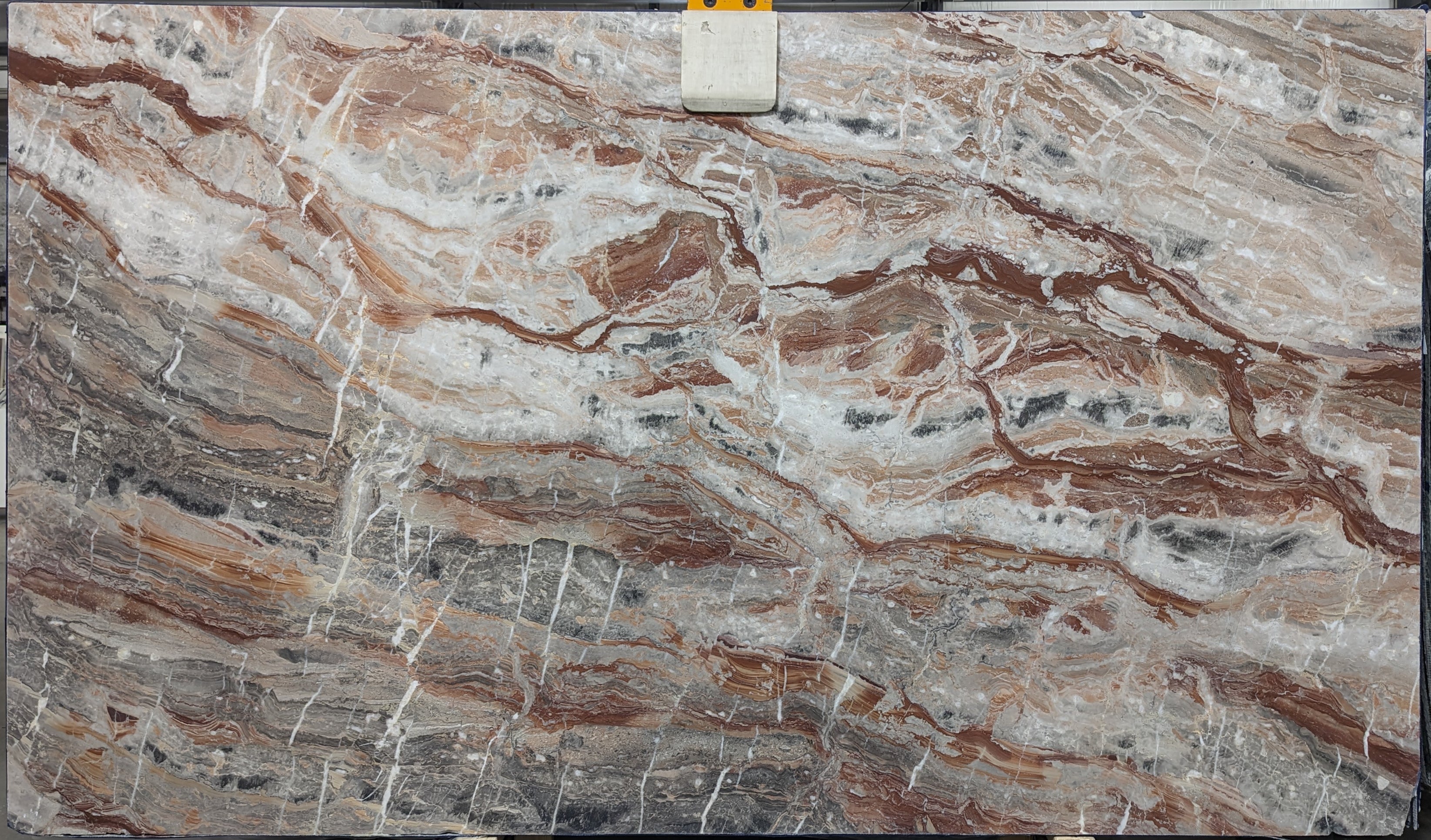  Arabescato Orobico Rosso Marble Slab 3/4  Honed Stone - 58HR#25 -  73X123 