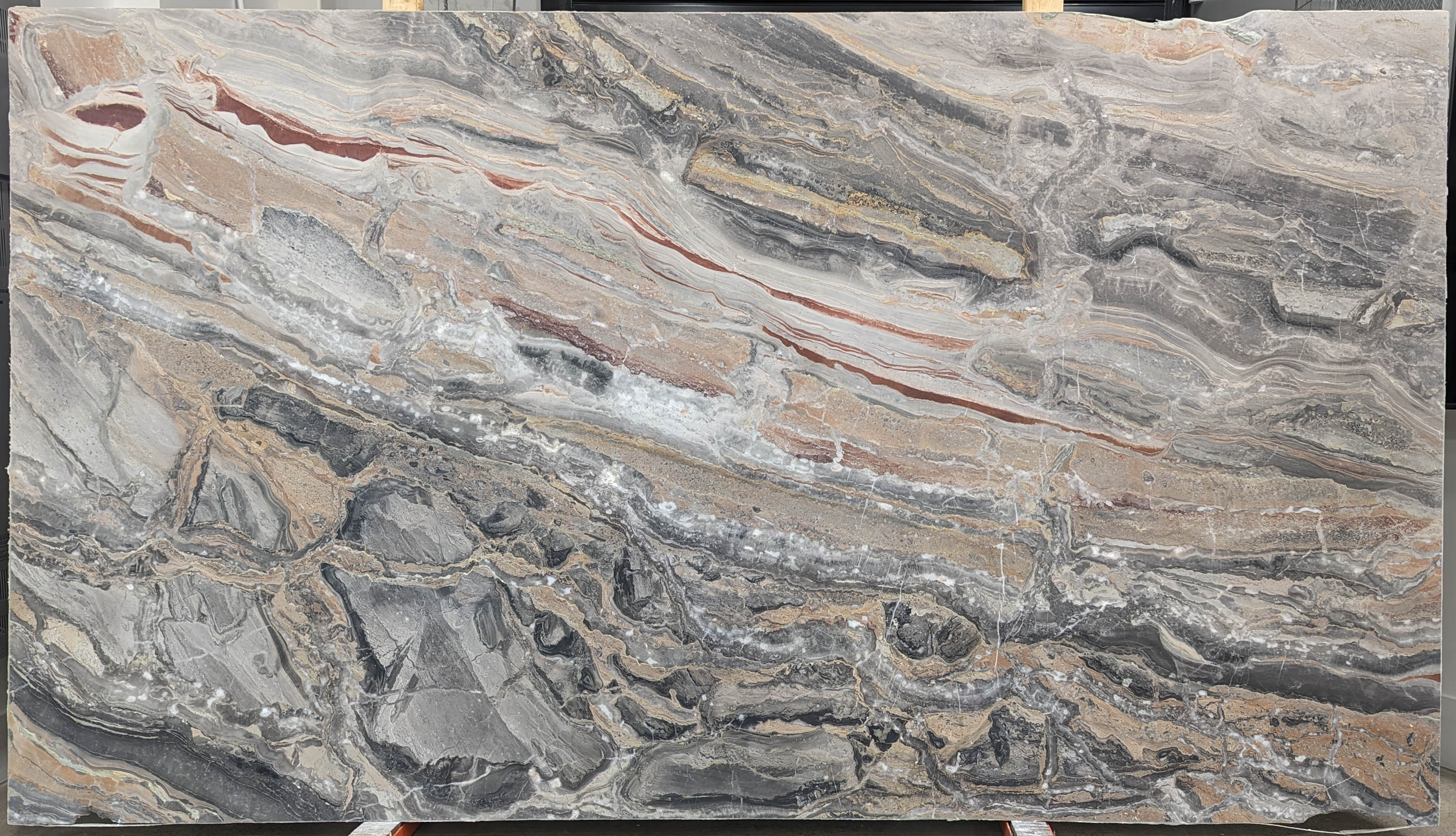  Arabescato%20Orobico%20Rosso%20Marble%20Slab%203/4%22%20%20Honed%20Stone - TM14561#47 -  60x122 