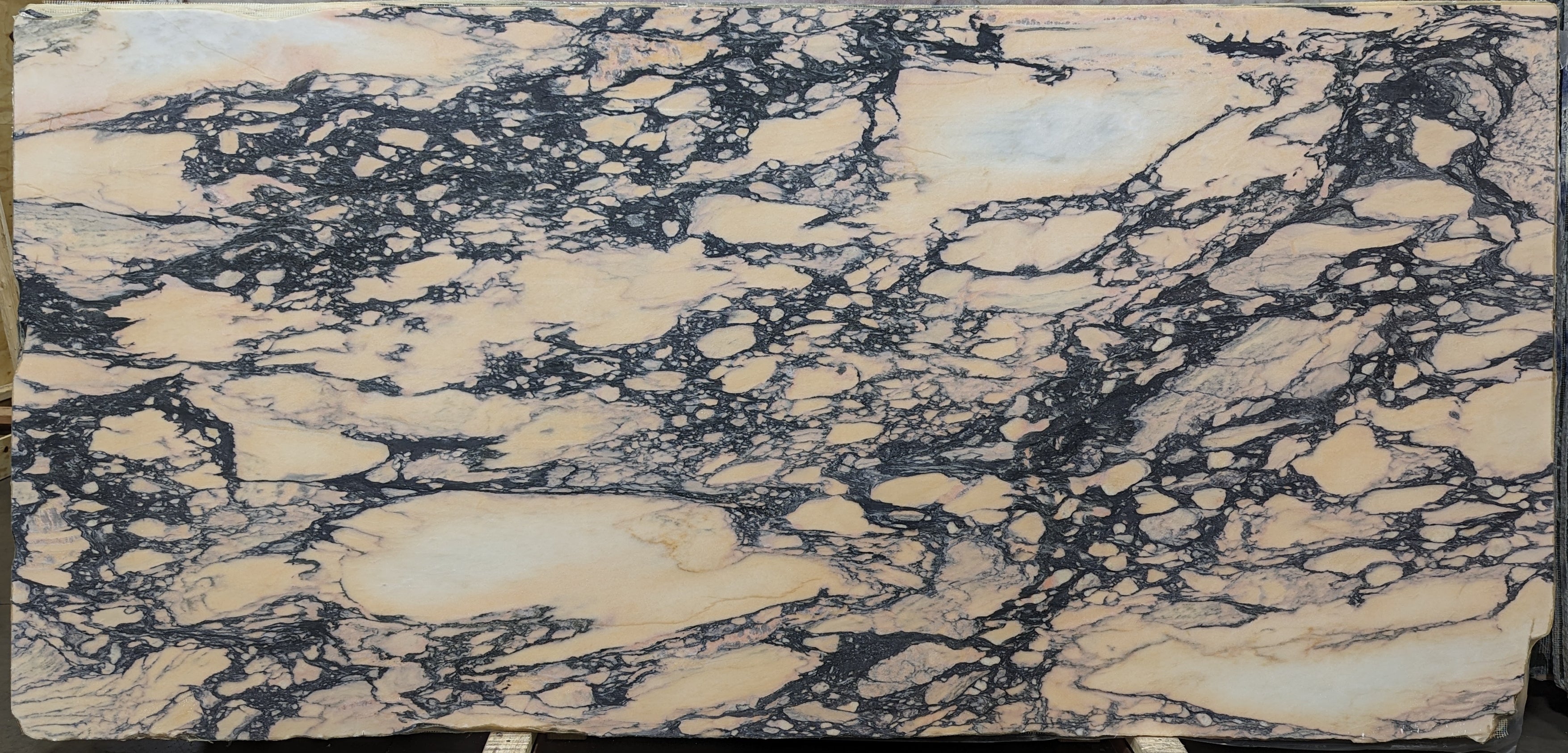  Arabescato%20Rosa%20Marble%20Slab%203/4%22%20%20Polished%20Stone - DW877#02 -  57X120 