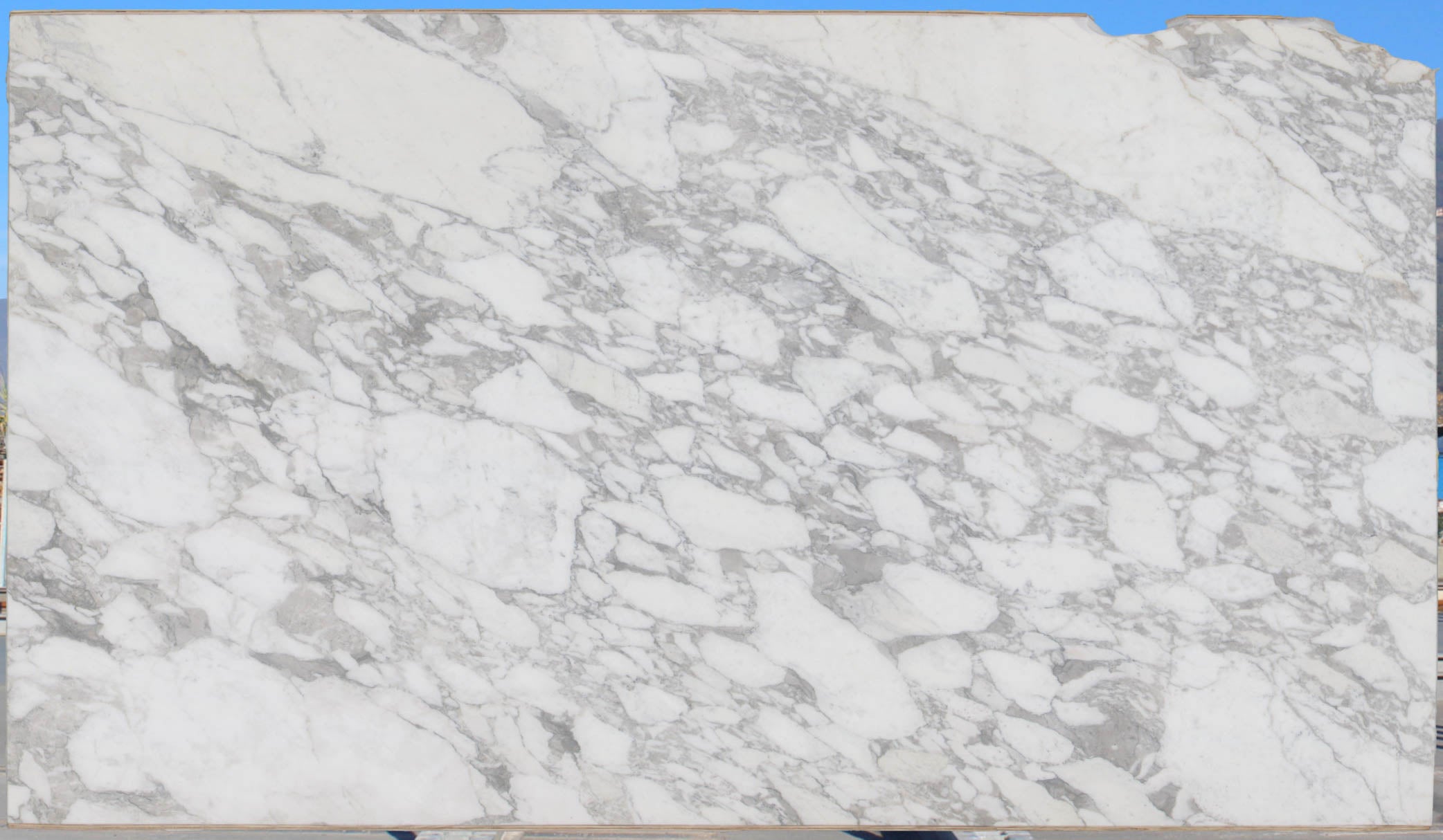  Arabescato Vagli Marble Slab 3/4  Honed Stone - 23128#35 -  76x138 