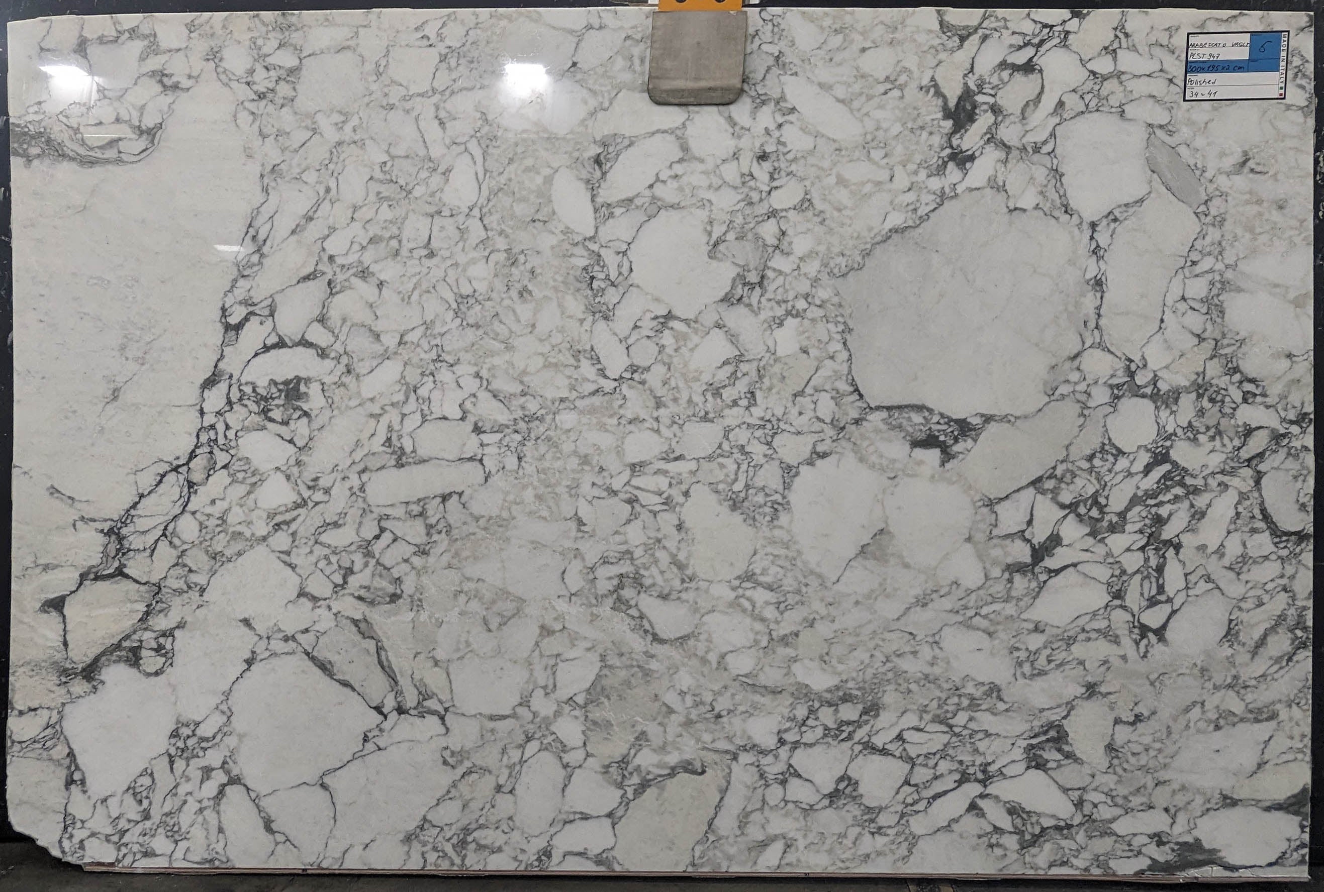  Arabescato%20Vagli%20Marble%20Slab%203/4%22%20%20Polished%20Stone - PLST947#34 -  73x115 