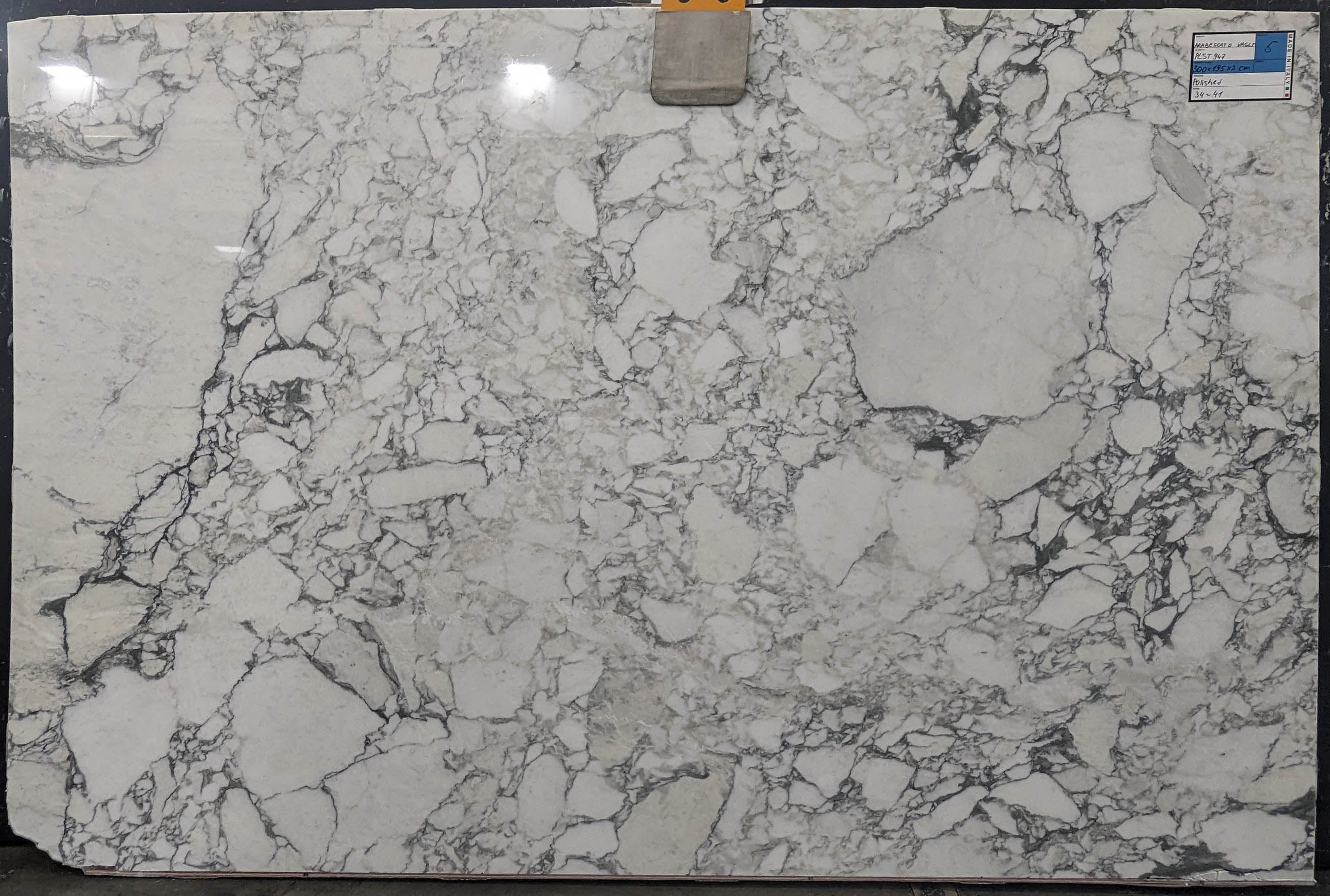  Arabescato Vagli Marble Slab 3/4  Polished Stone - PLST947#34 -  73x115 