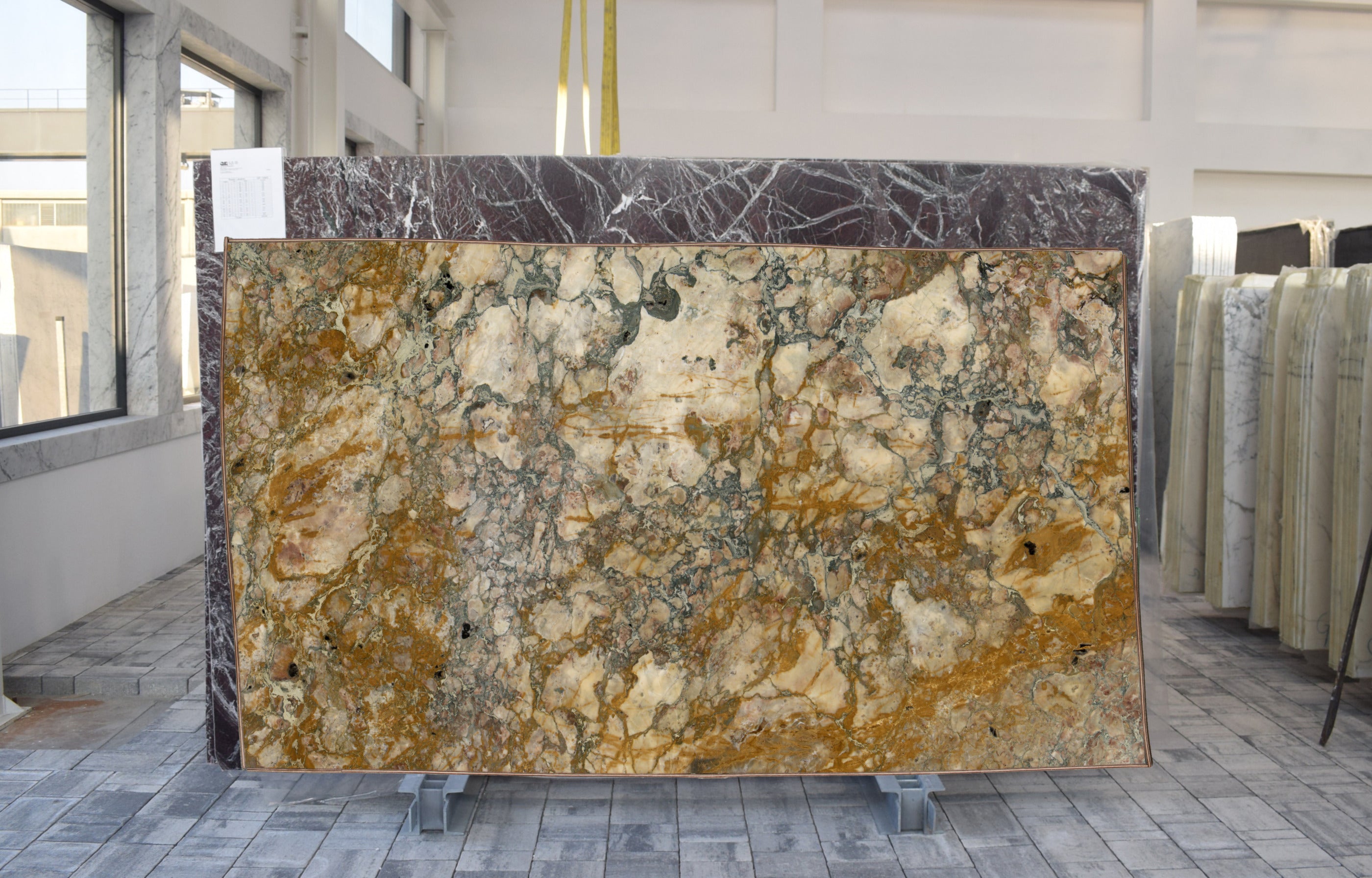  Breccia%20De%20Vendome%20Marble%20Slab%203/4%22%20%20Polished%20Stone - GR17433#15 -  61x106 VS 