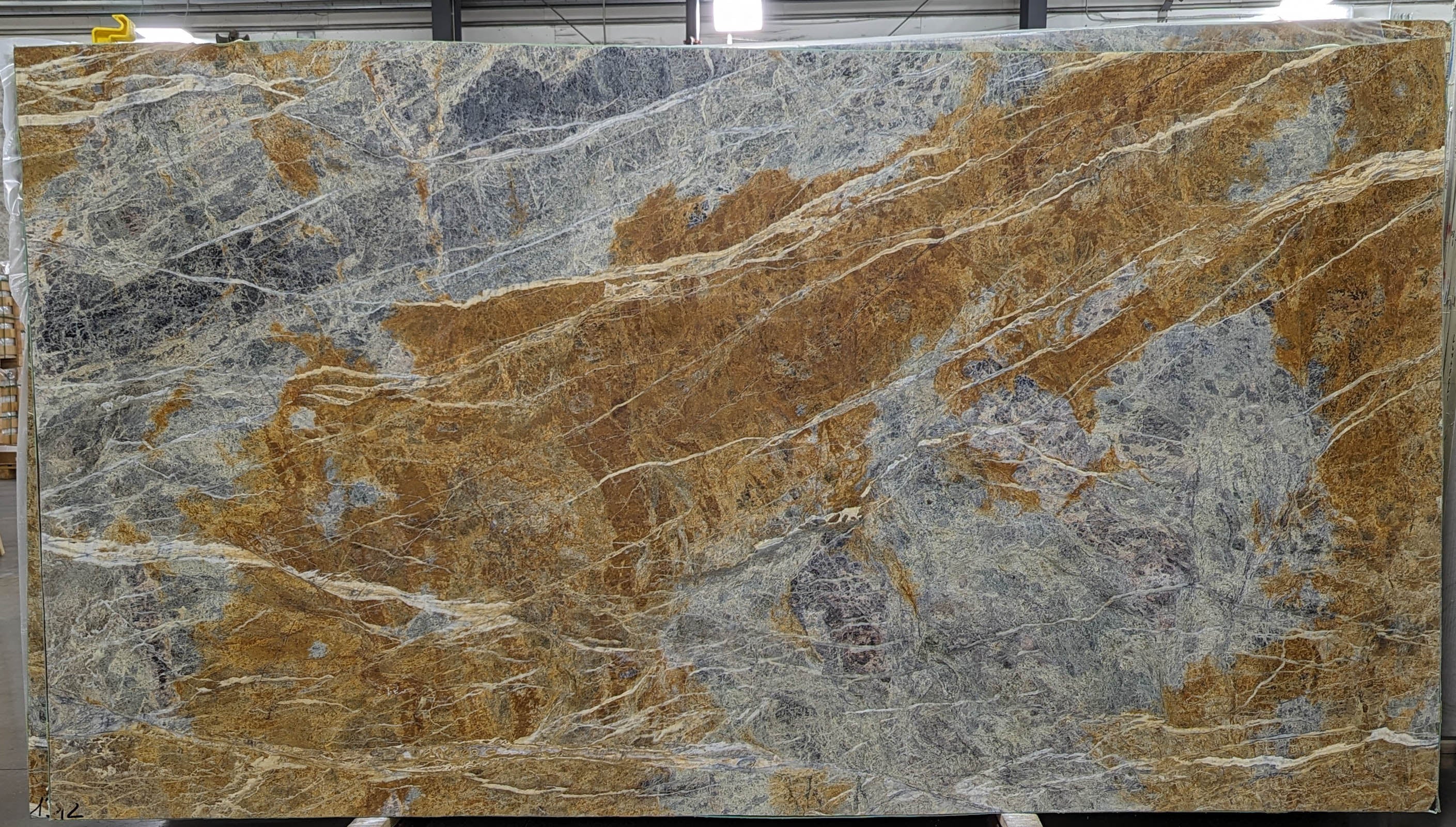  Blue Jeans Marble Slab 3/4  Polished Stone - VR7224#12 -  72x136 