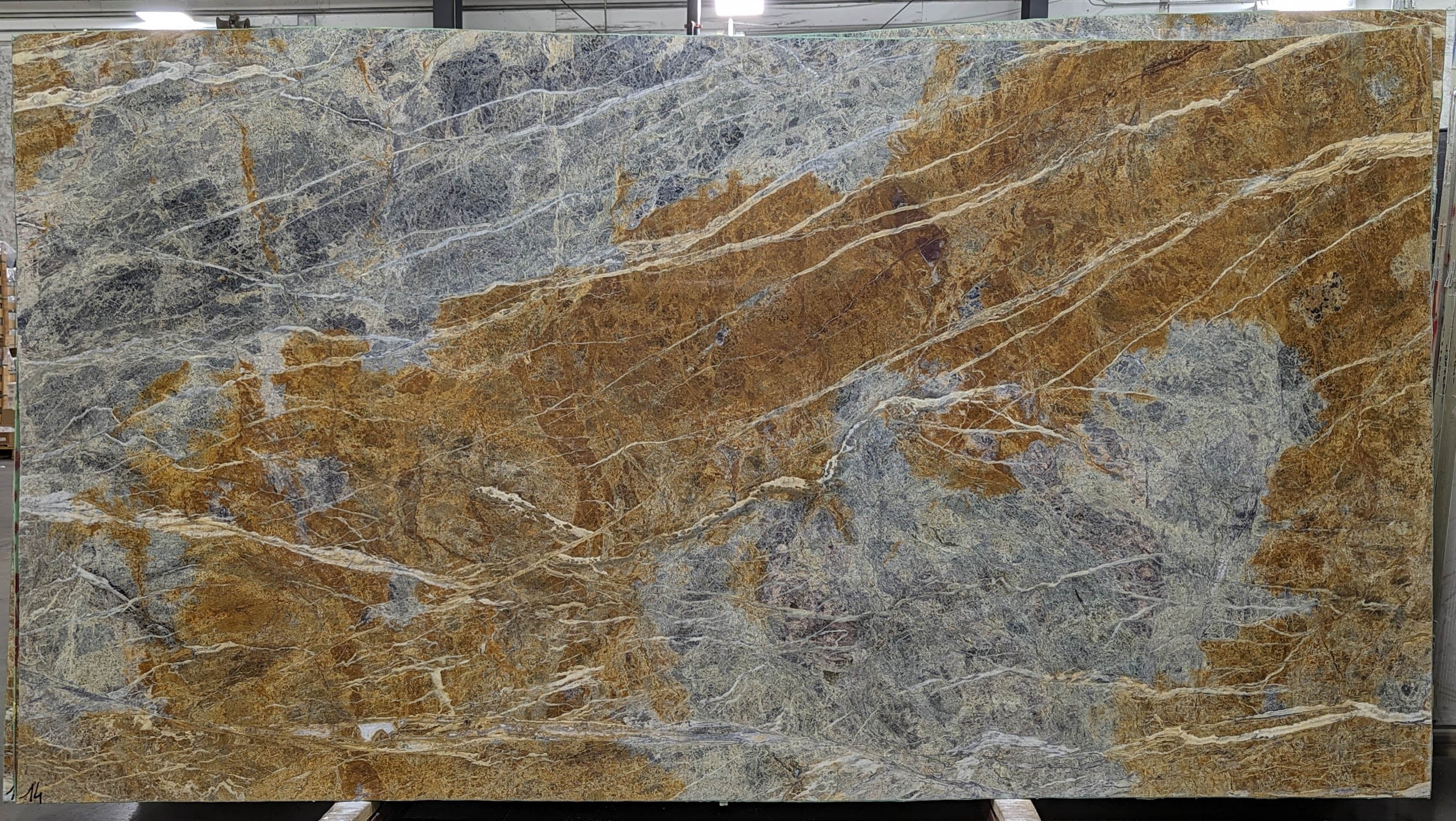  Blue%20Jeans%20Marble%20Slab%203/4%22%20%20Polished%20Stone - VR7224#14 -  72x136 