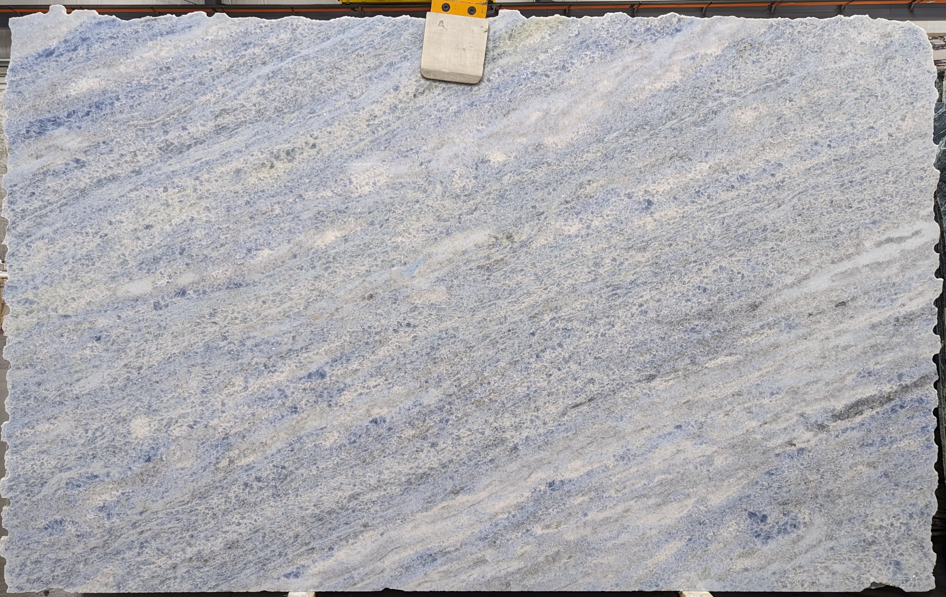  Blue Calcite Slab 1-1/4  Polished Stone - BG15253#18 -  75x121 