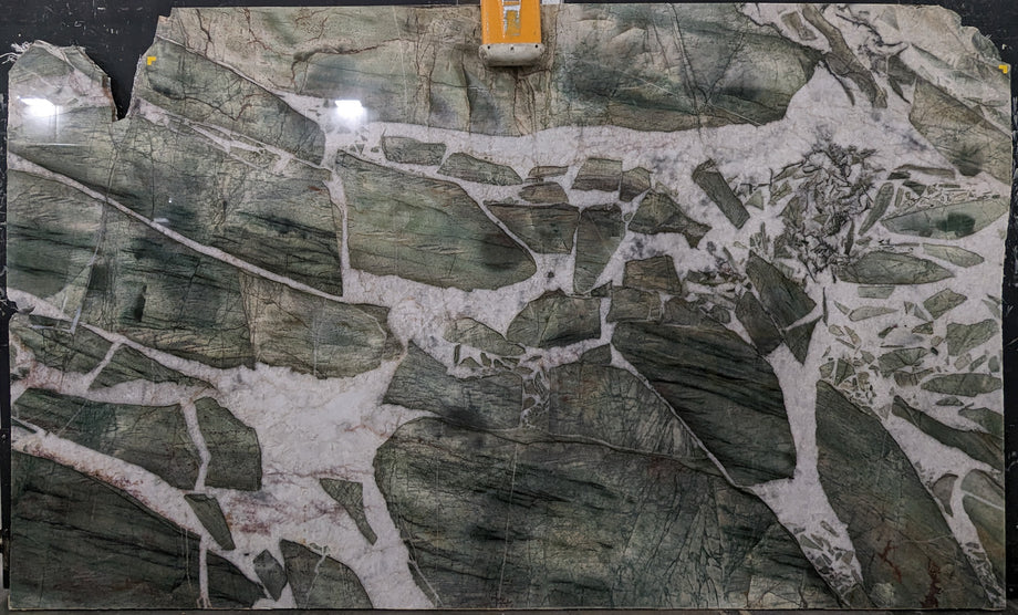  Botanic Green Extra Quartzite Slab 3/4 - 14099#40 -  73x114 