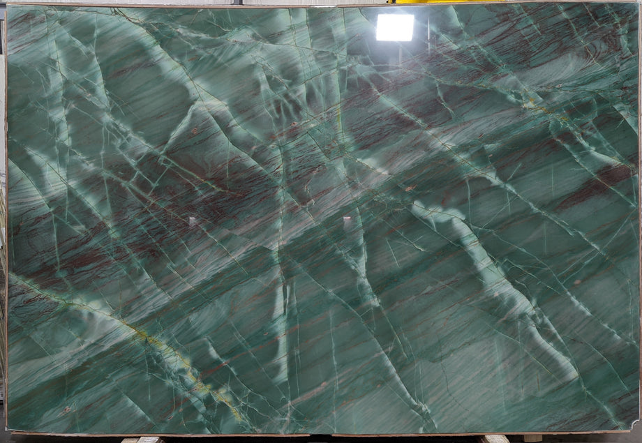  Botanic Green Extra Quartzite Slab 3/4 - P1/22#10 -  78X114 