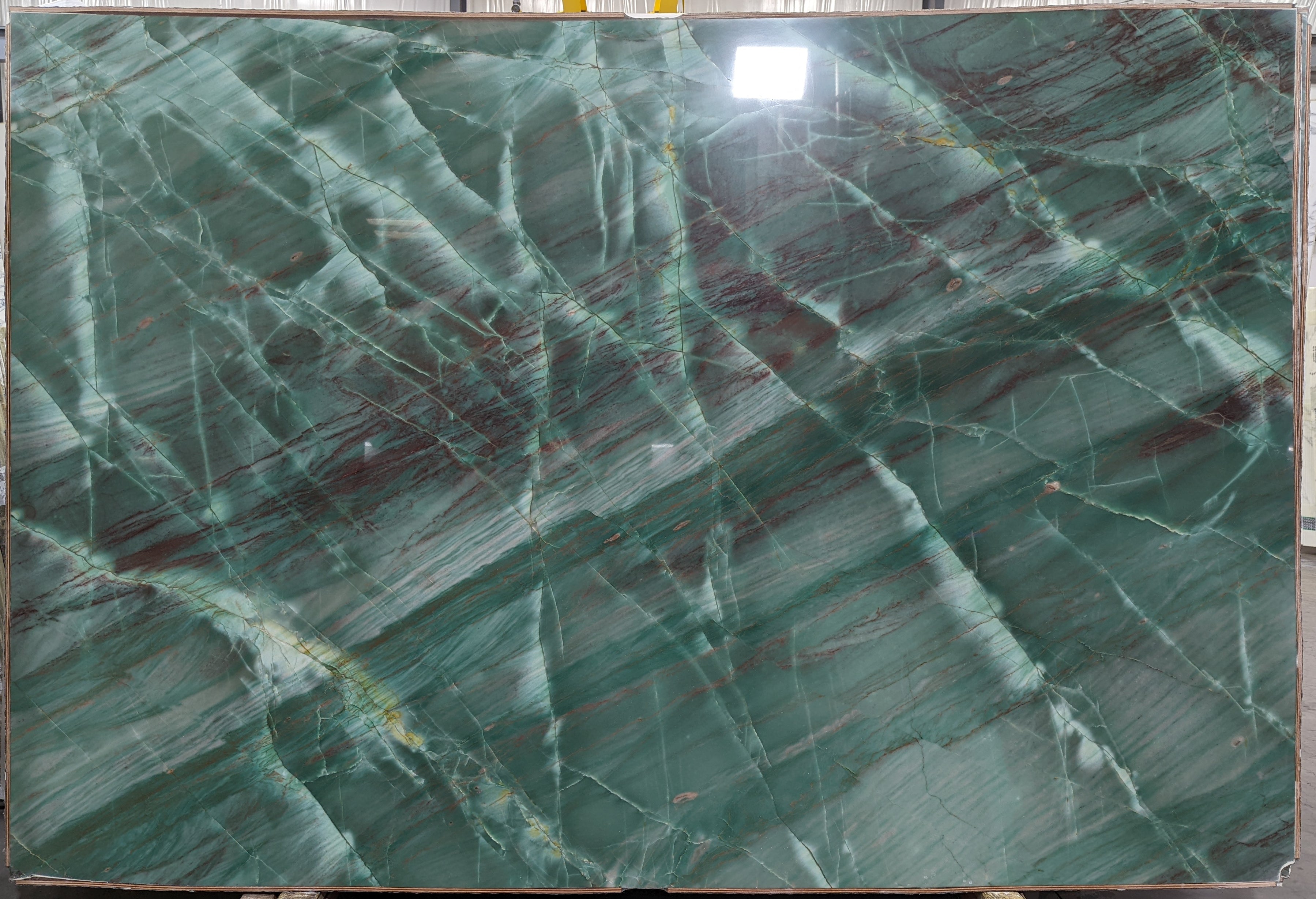  Botanic Green Extra Quartzite Slab 3/4 - P1/22#14 -  78X114 