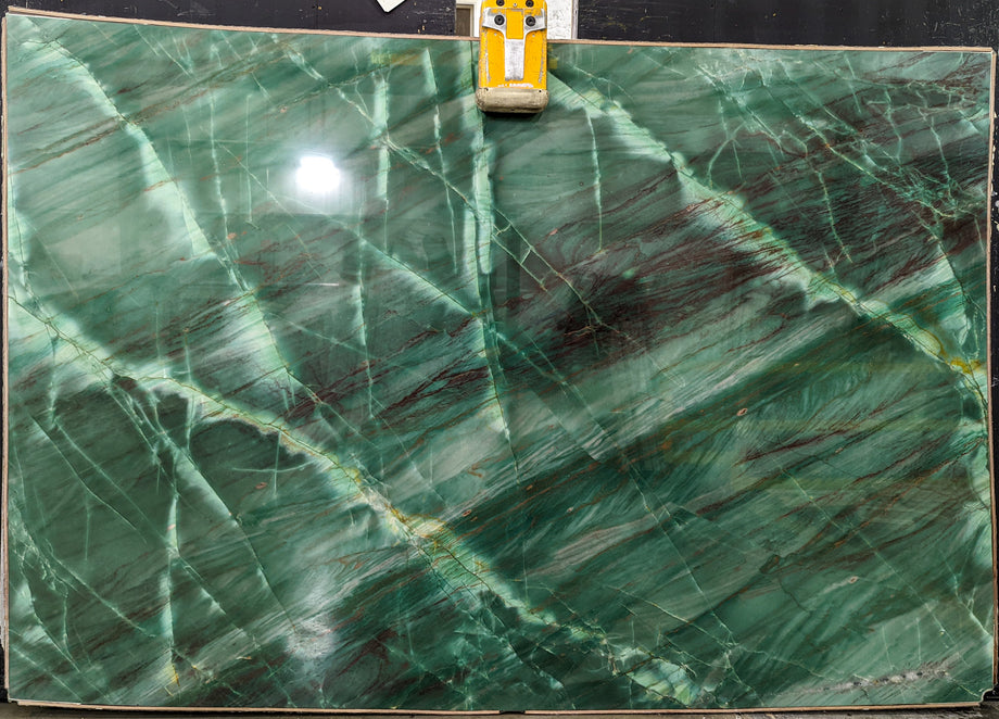  Botanic Green Extra Quartzite Slab 3/4 - P122#28 -  76x113 