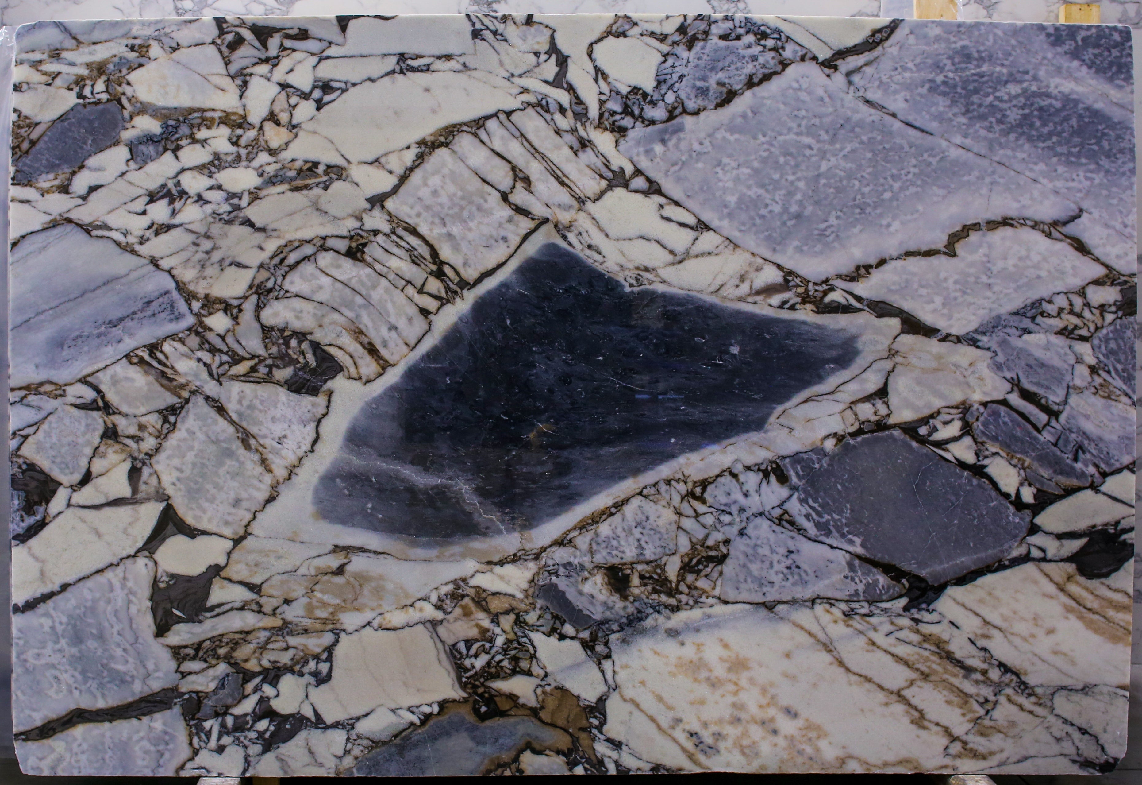  Breccia Grigio Marble Slab 3/4 - P89319#26 -  63X94 
