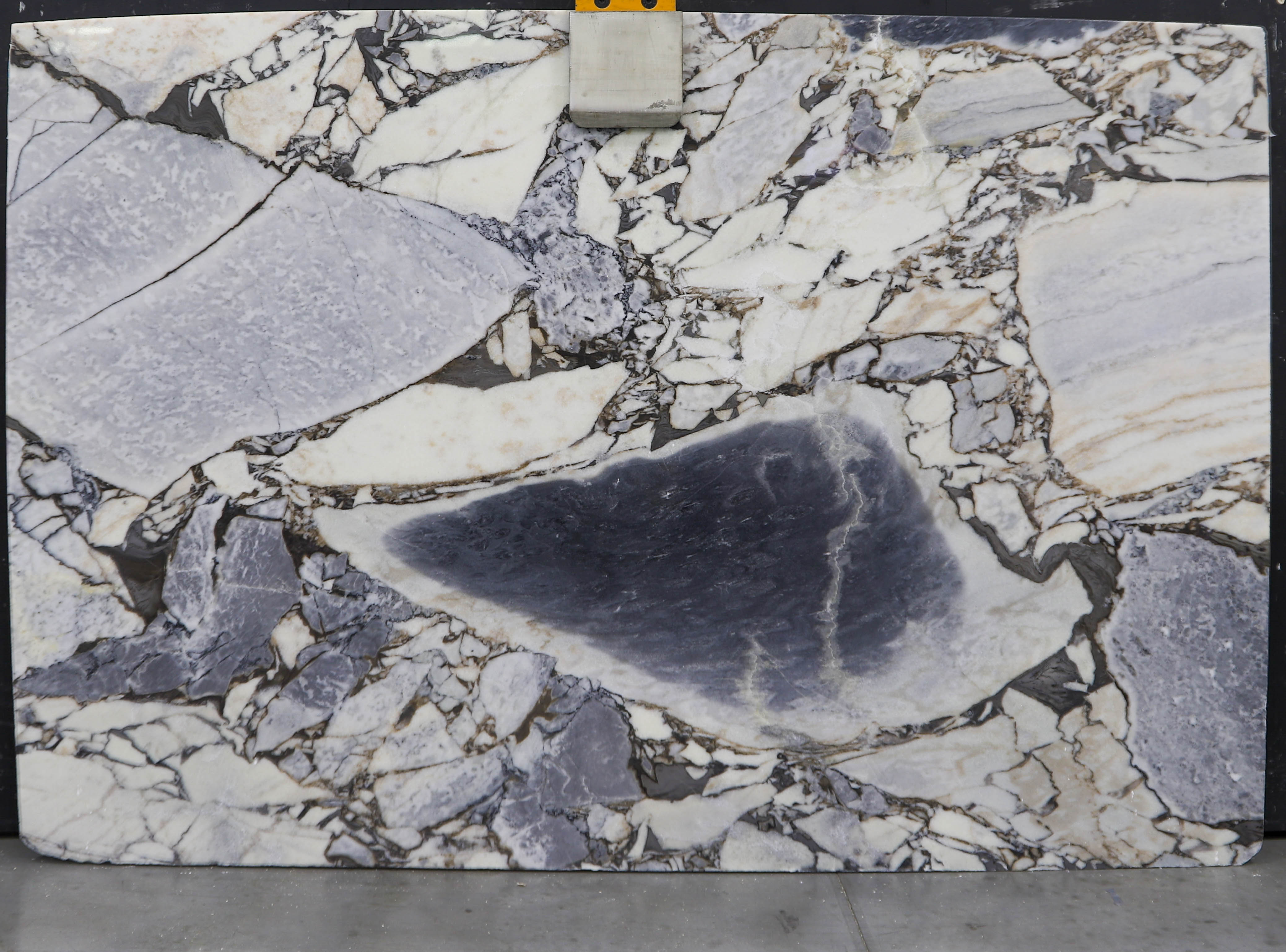  Breccia%20Grigio%20Marble%20Slab%203/4%22%20%20Honed%20Stone - P89319#50 -  63x95 