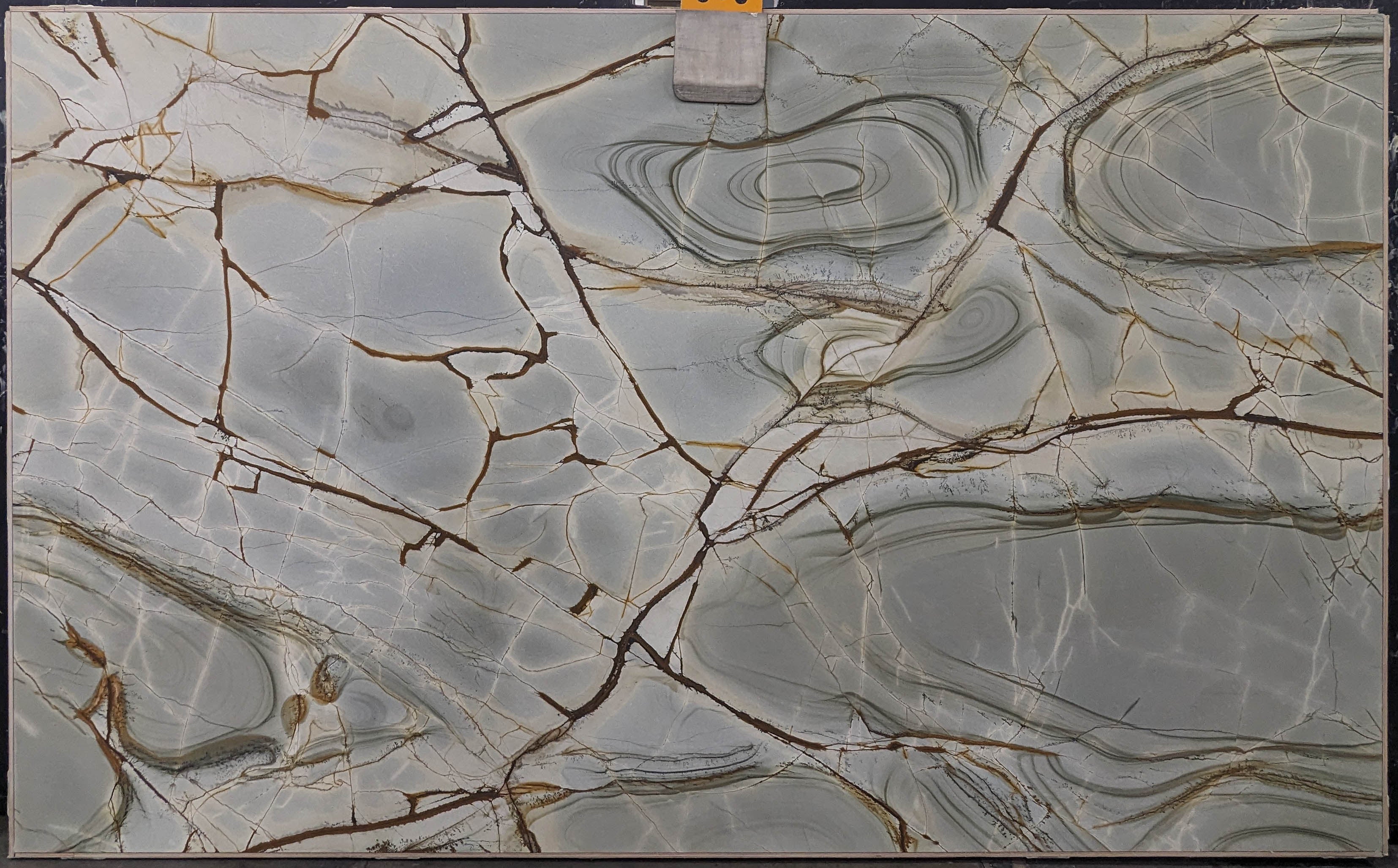  Blue Roma Quartzite Slab 3/4  Honed Stone - 4167#37 -  76x126 