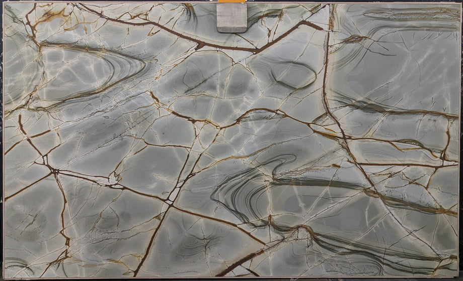  Blue Roma Quartzite Slab 3/4  Honed Stone - 4167#56 -  76x126 