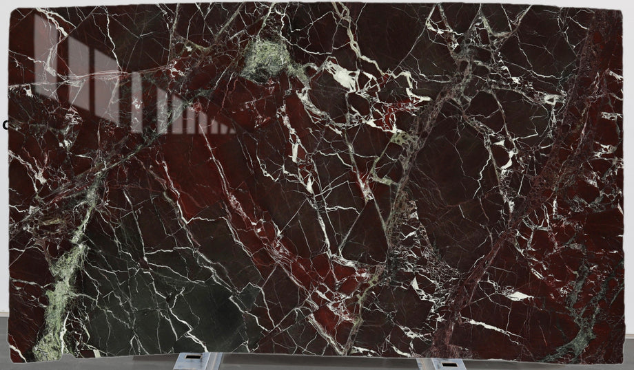  Breccia Vino Marble Slab 3/4 - 354#26 -  63x112 VS 
